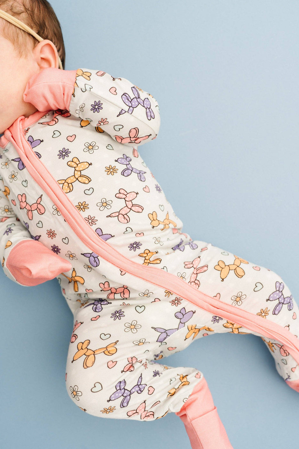 Little One Shop Bamboo Convertible Romper - Balloon Besties