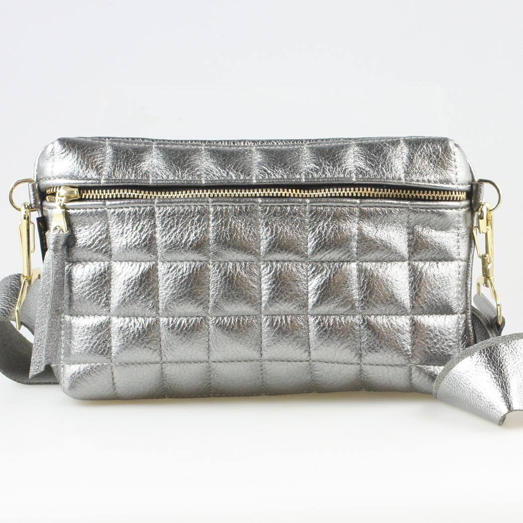 Zina Kao - The Metallic QUILTED Boulder Hipbag