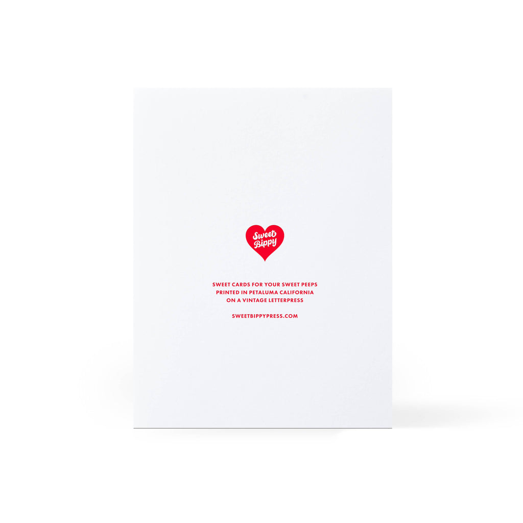 Sweet Bippy Press Greeting Card - All We Need Is Love