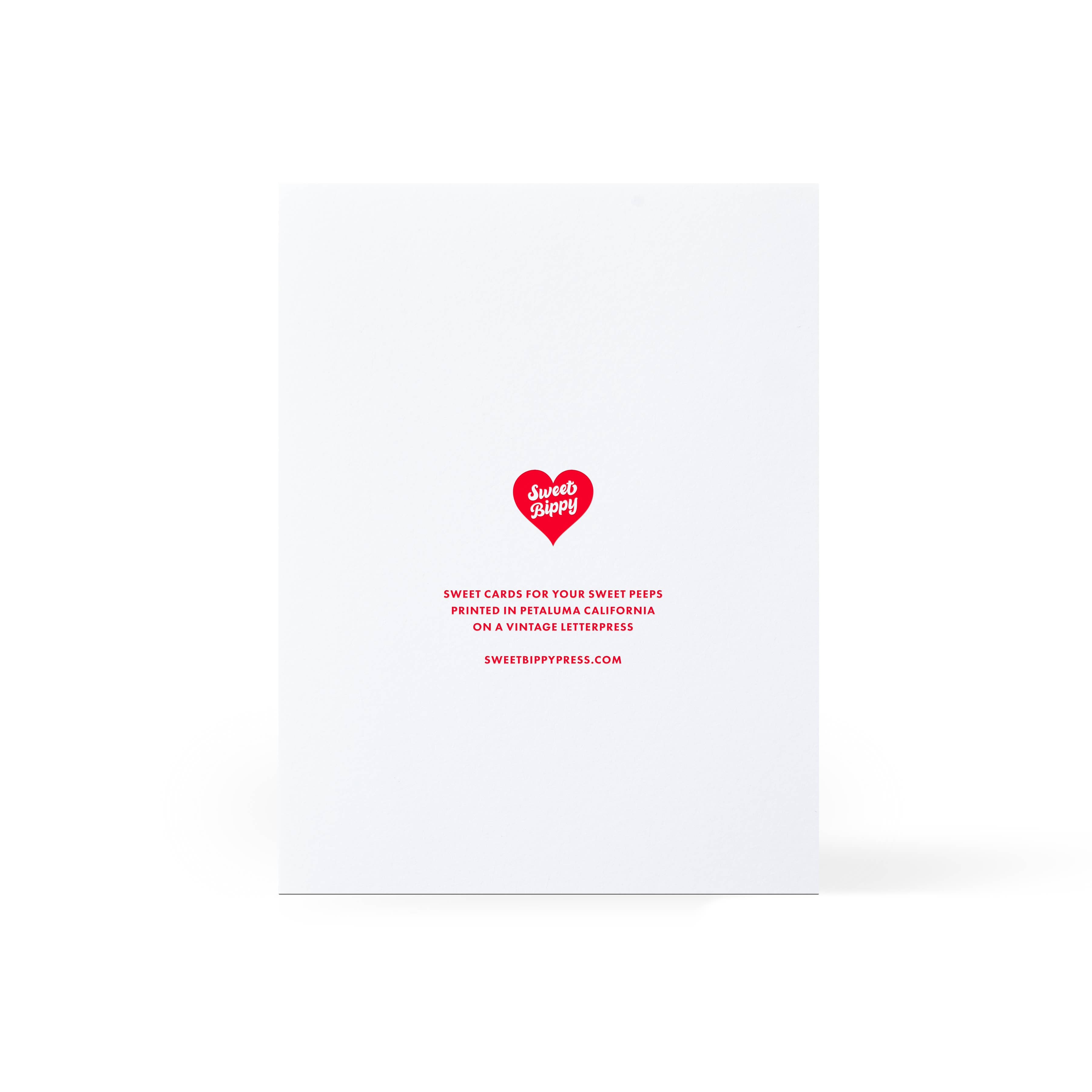 Sweet Bippy Press Greeting Card - All We Need Is Love