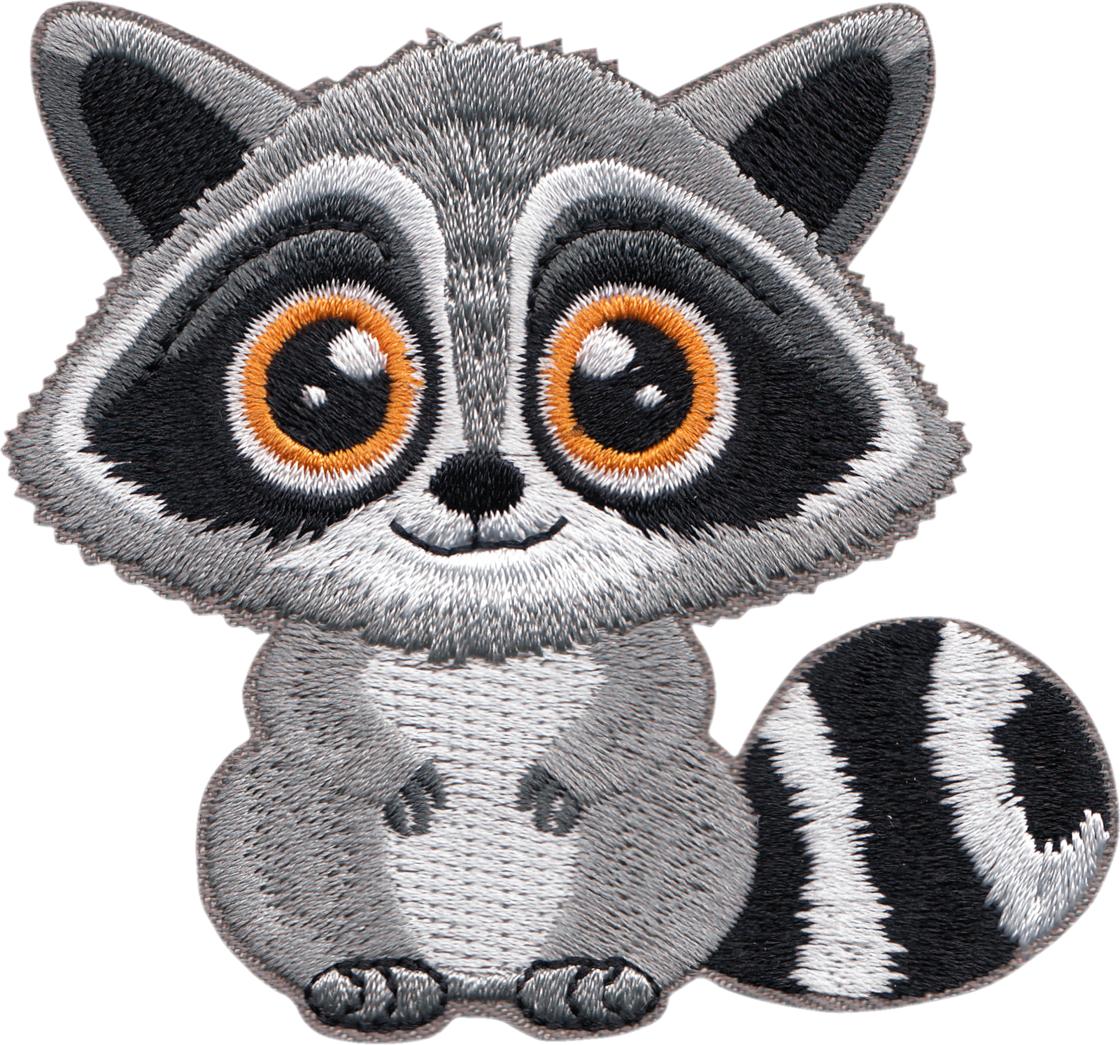 Square Deal Patch - Big Eyed Baby Raccoon