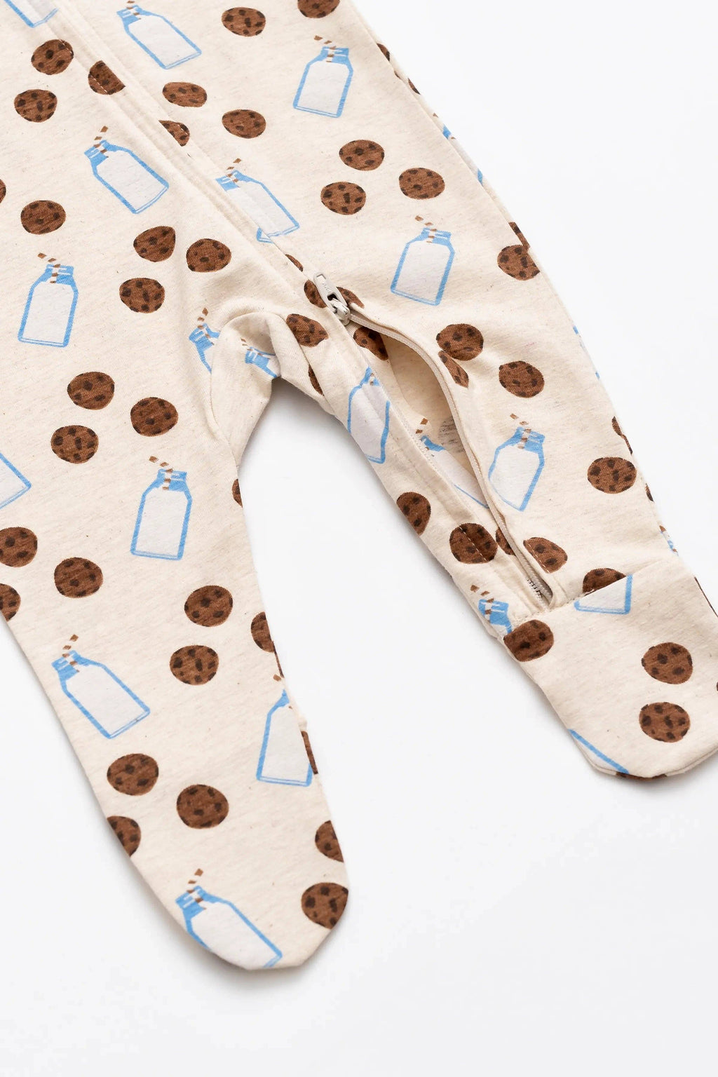 Monica + Andy Zip Romper - Cookies + Milk