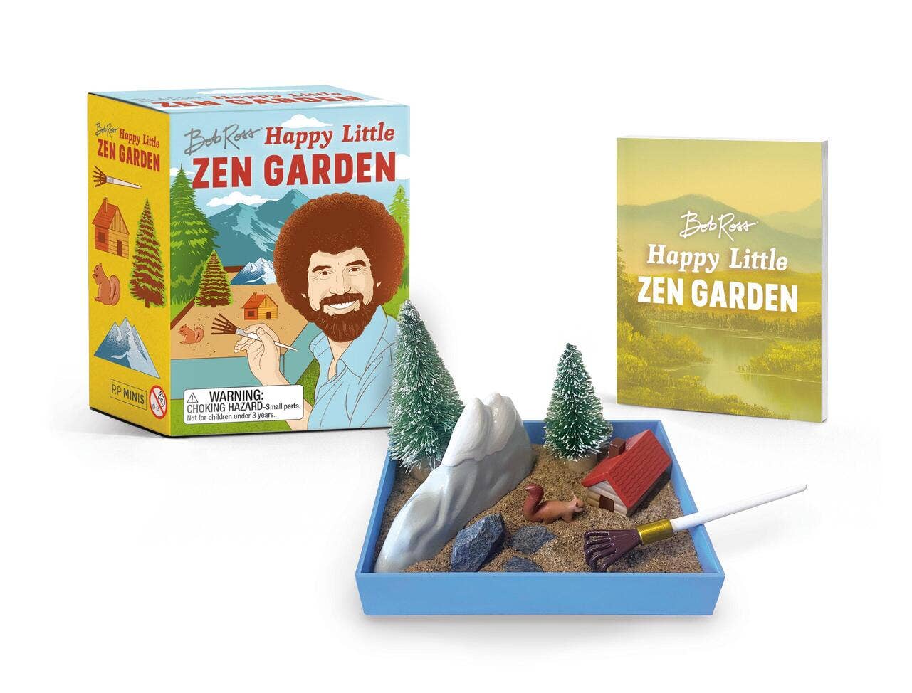 Bob Ross Happy Little Zen Garden & Book