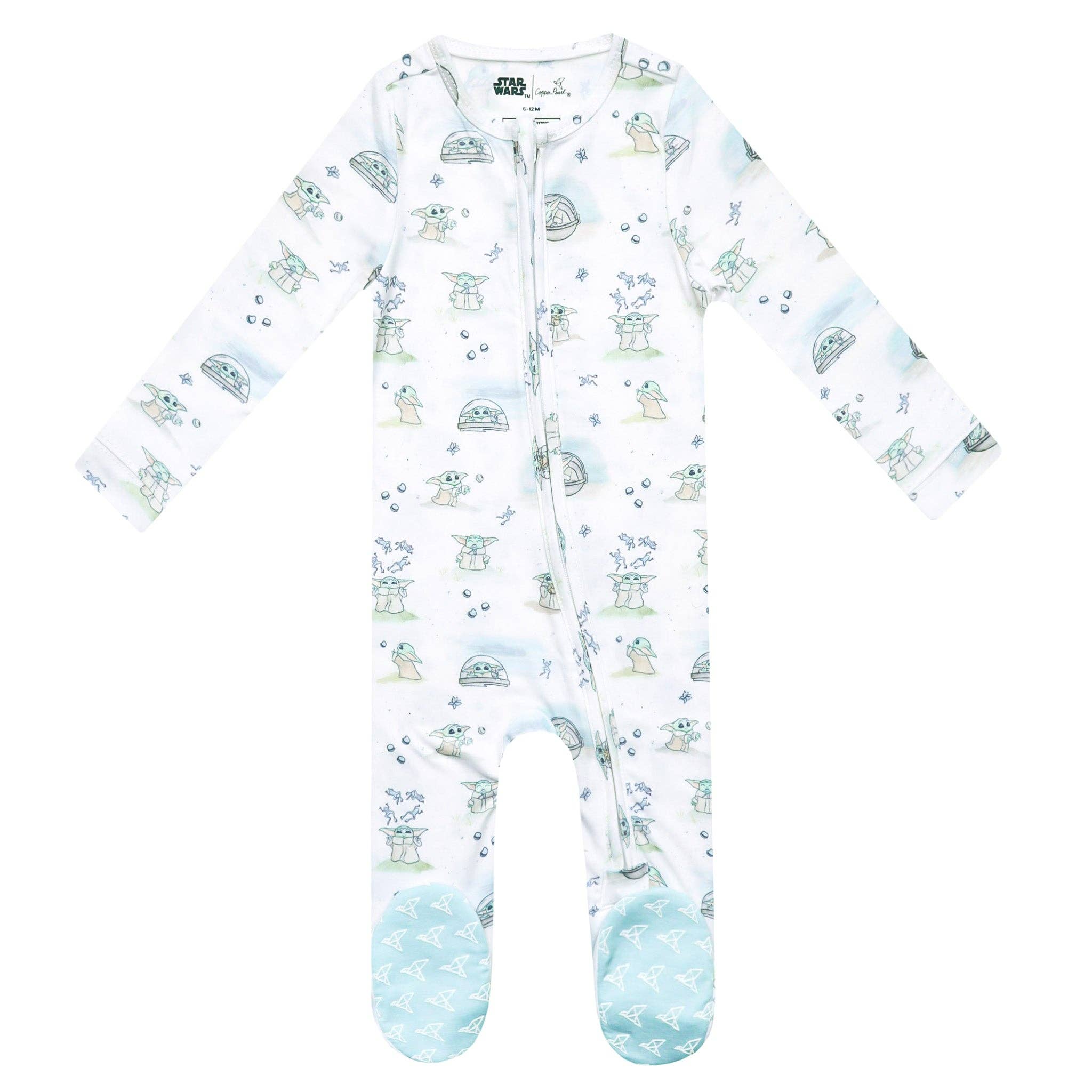 Copper Pearl - Zip-Up Footie Pajama - Star Wars Grogu
