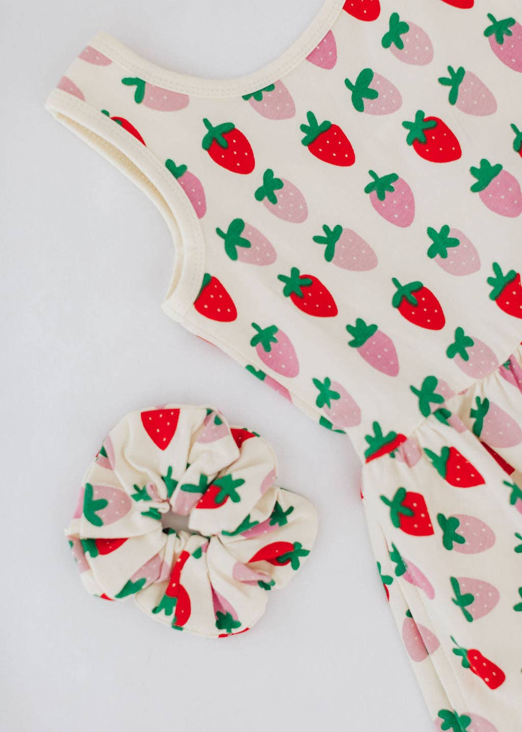 Good Apples Kids Sleeveless Twirl Dress - Strawberry Blush