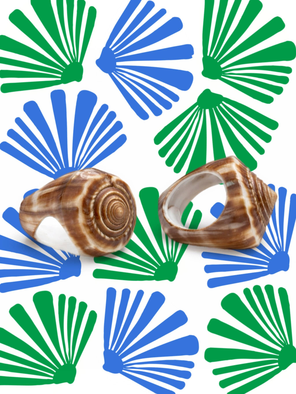 Cabana Club California - Shell Yeah Real Seashell Rings
