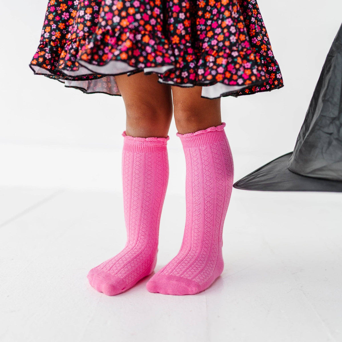 Little Stocking Co. Frill Knee High Socks - Taffy