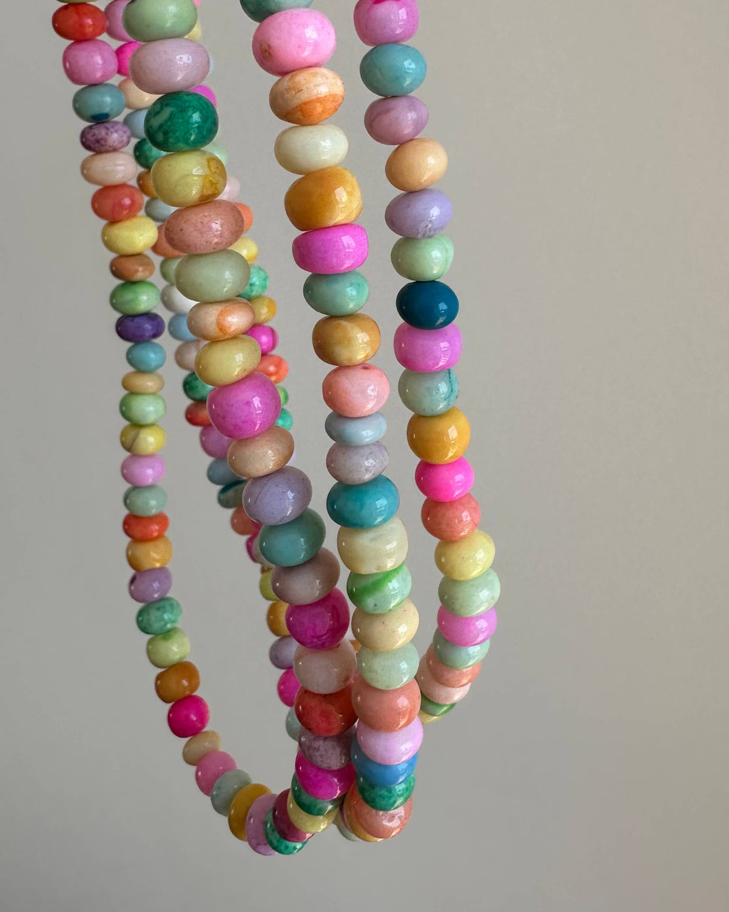 Anokhi Green Handmade Gemstone Necklace - Summer Candy Opal