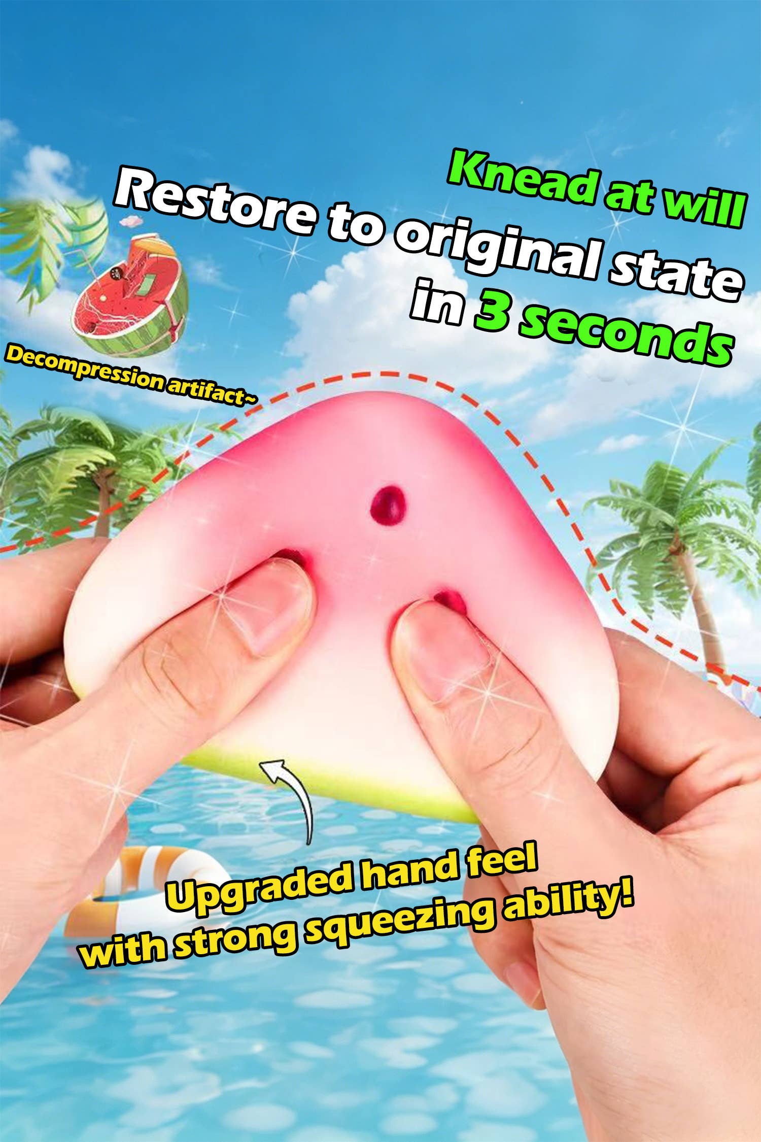 Watermelon Slice Squishy