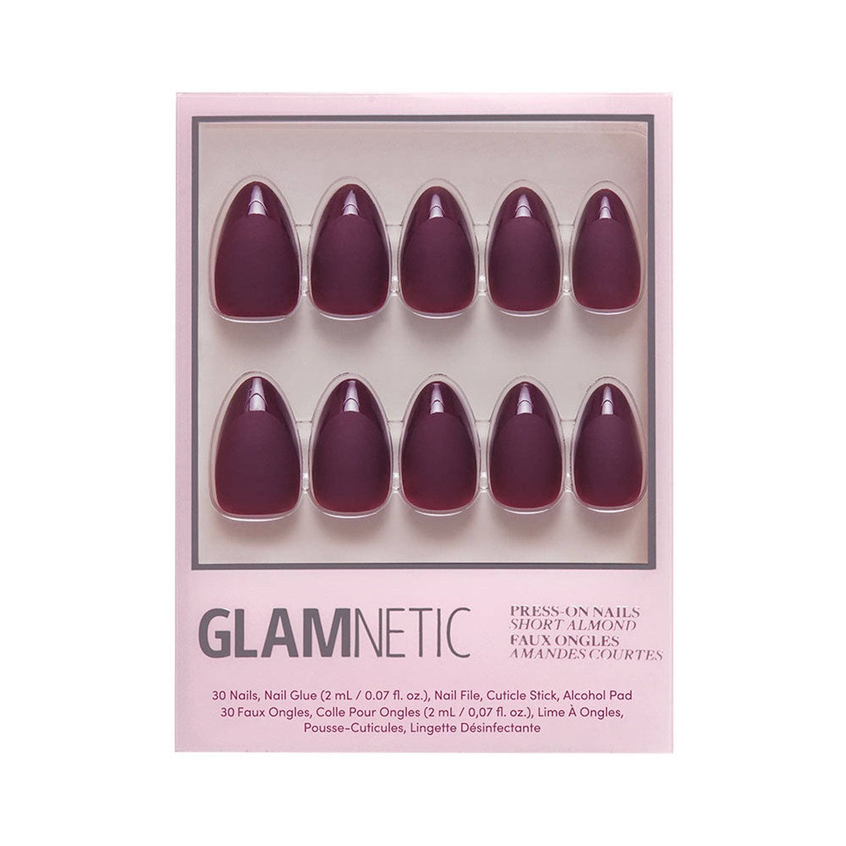 Glamnetic Press On Nails - Merlot