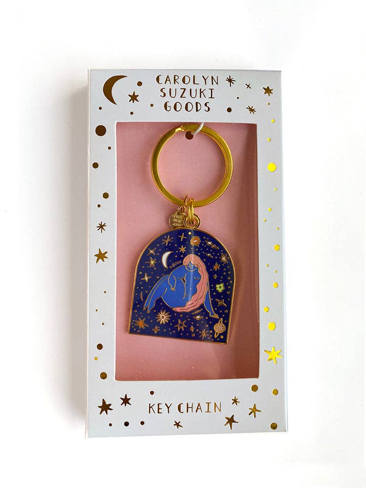 Carolyn Suzuki Keychain - Cosmic Goddess