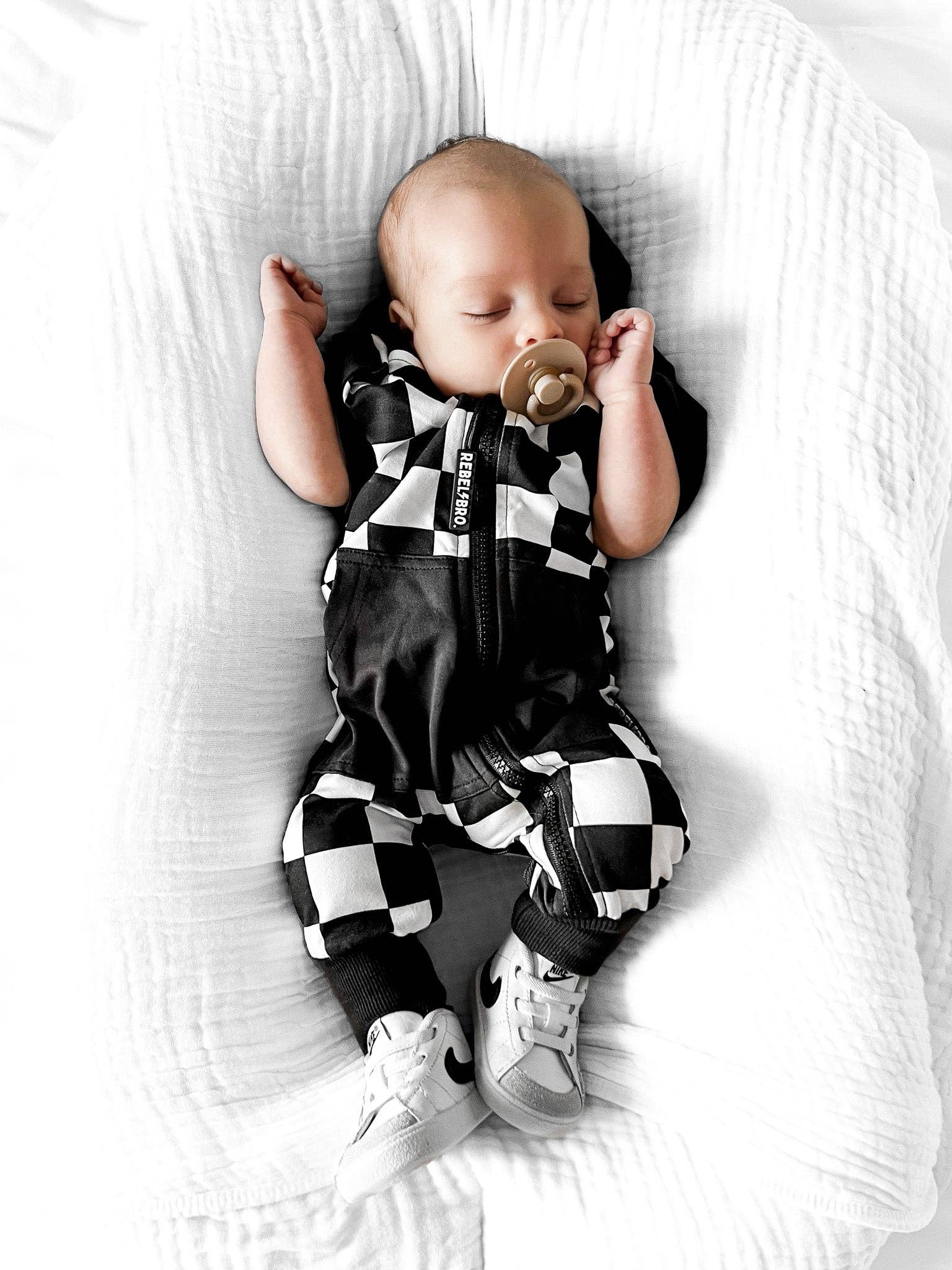 Rebel Bro Hooded Rebel Short Sleeve Romper - Venice