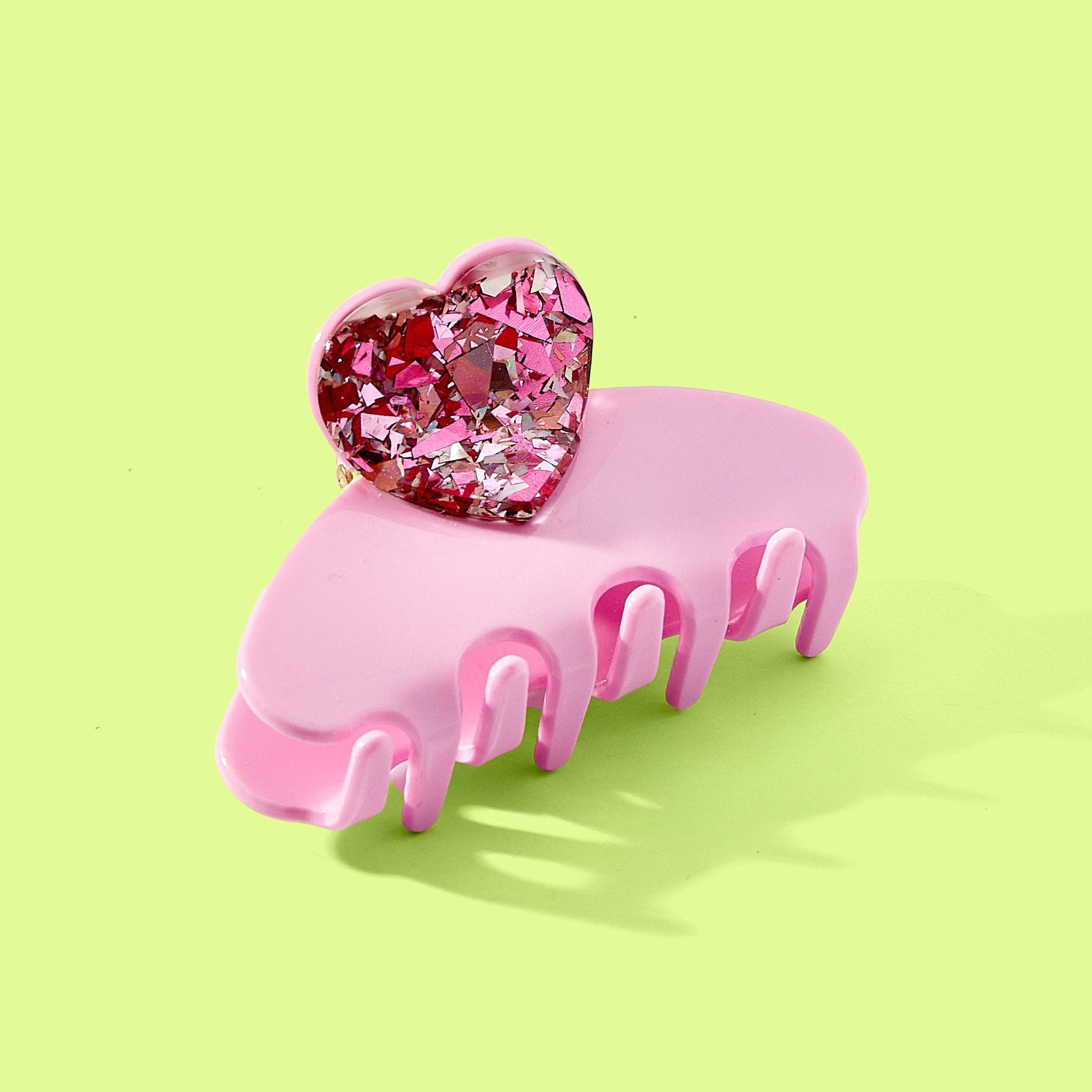 Taylor Elliott Designs - Pink Heart Confetti Clip