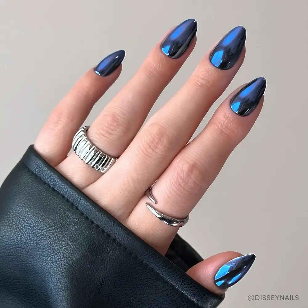Glamnetic Press On Nails - Blue Steel