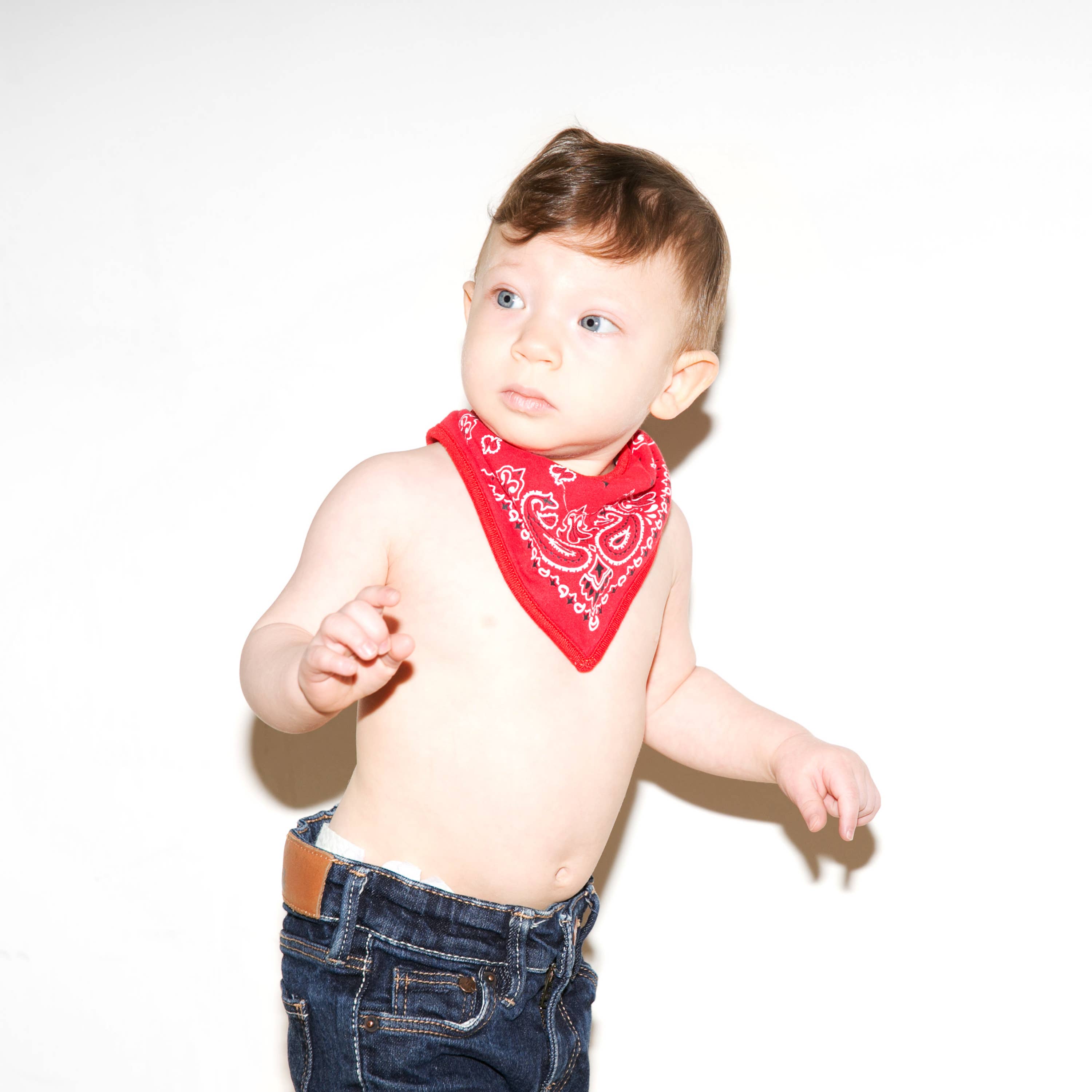 Hipsterkid - Bandana Bibs | Concrete Grey