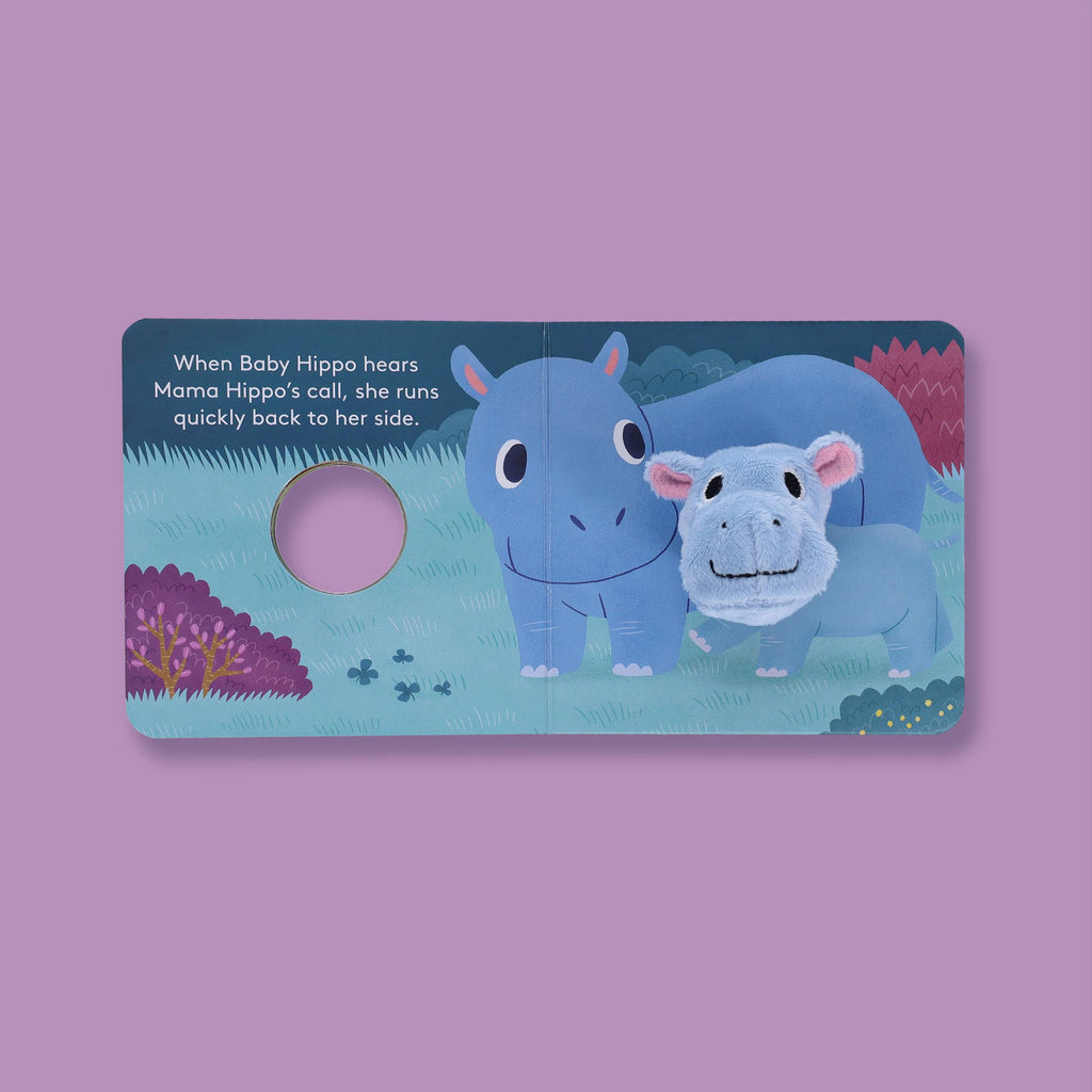 Chronicle Books - Baby Hippo: Finger Puppet Book