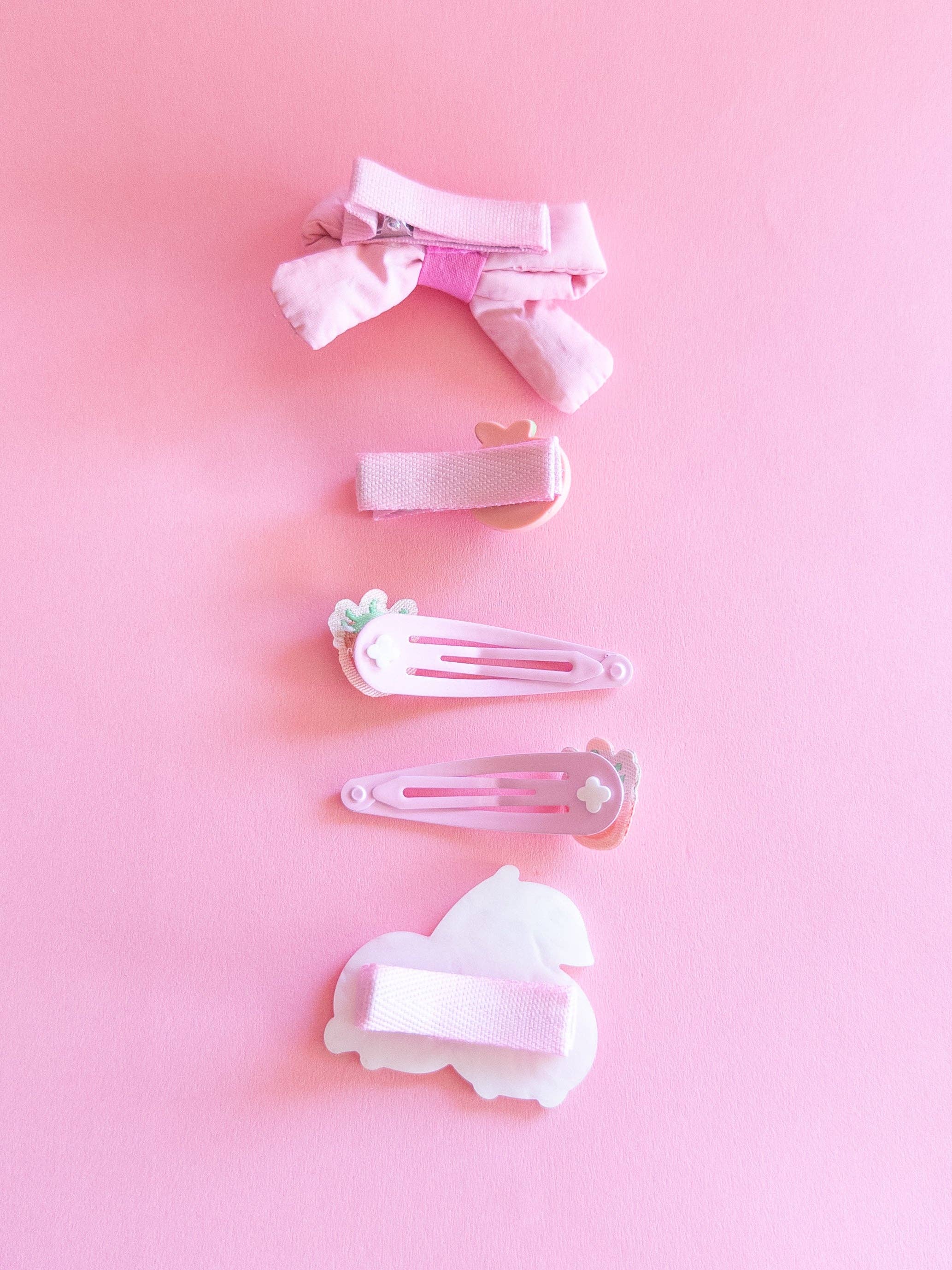 Eggy Cakes - Twin Cherries Puffy Bow Set