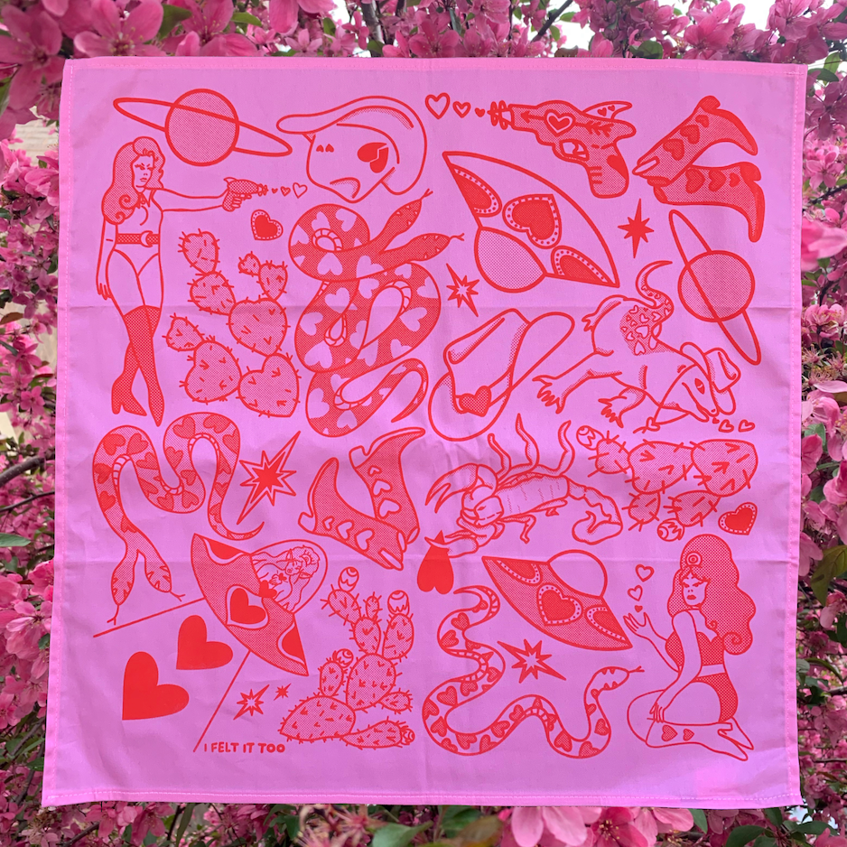 I Felt It Too - Cosmic Cowgirls Bandana