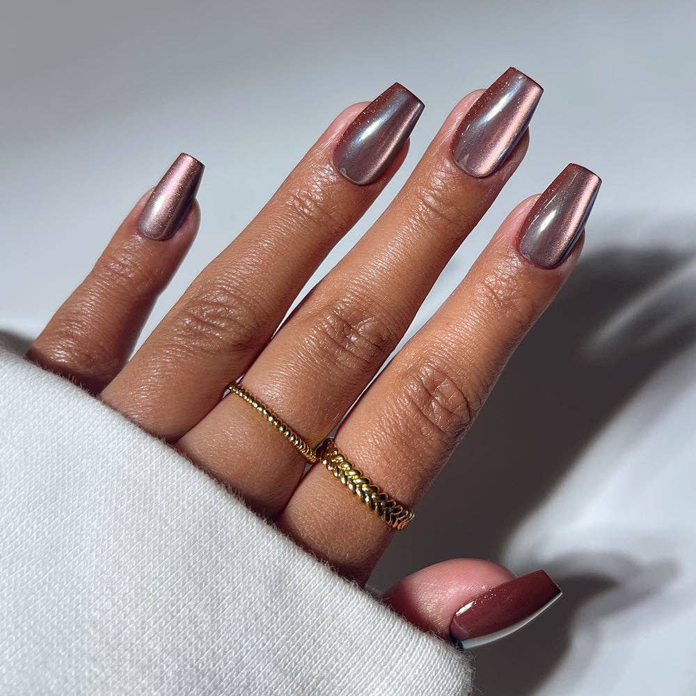 Glamnetic Press On Nails - Espresso Glow