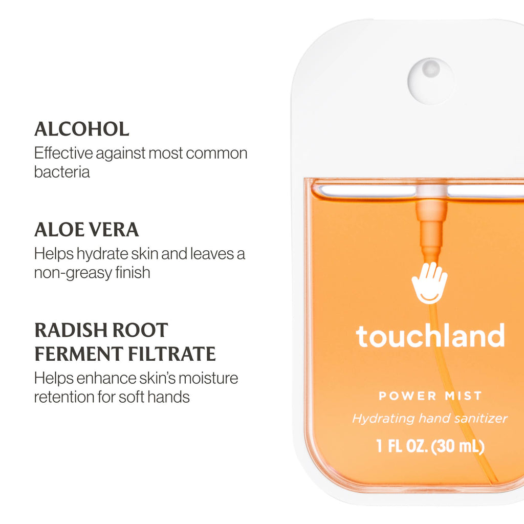 Touchland - Velvet Peach Power Mist Hydrating Hand Sanitizer