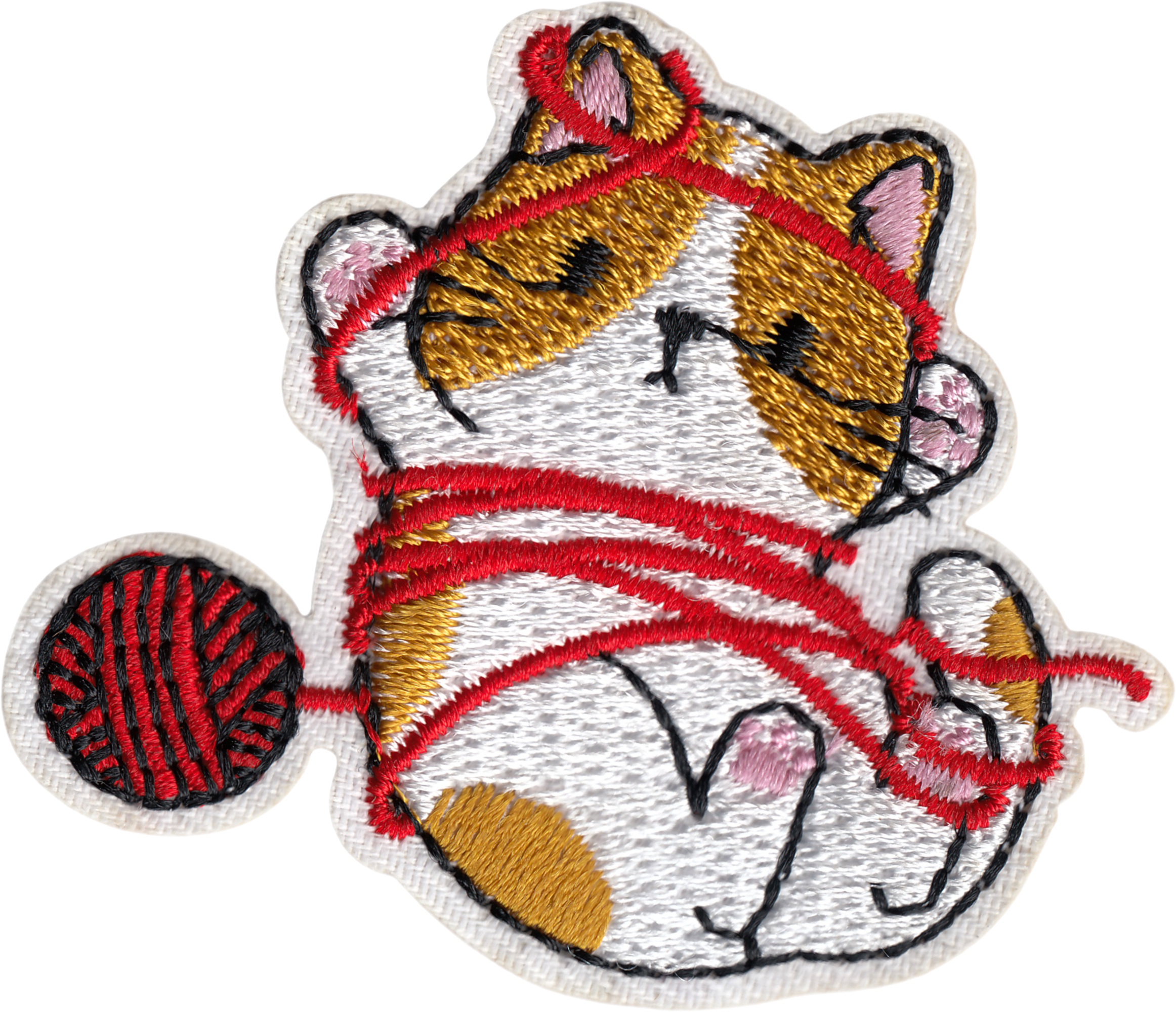 Square Deal Patch -  Cat All Tied Up In Yarn