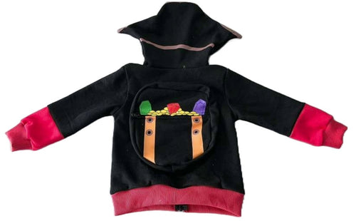 3D Hoodie - Pirate w/ Backpack (Final Sale)