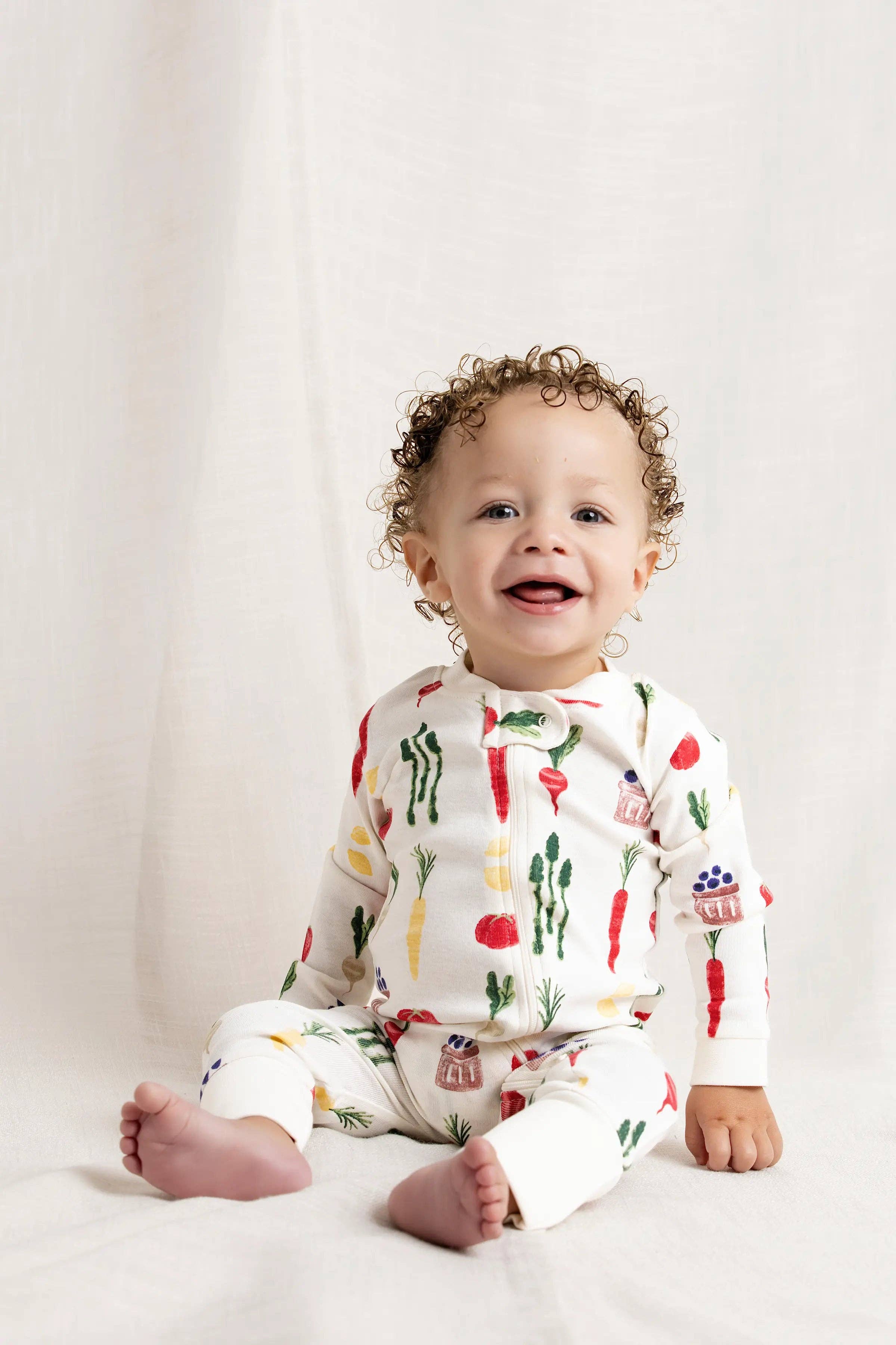 Monica + Andy Zip Romper - Farmers Market Haul
