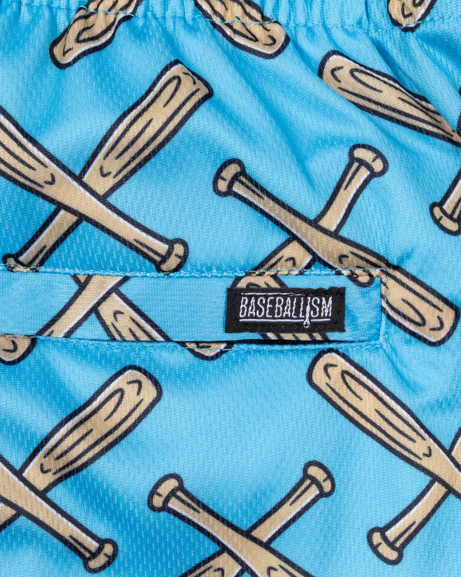 Baseballism - Adult Air Mesh Shorts - Heavy Hitters Diamond
