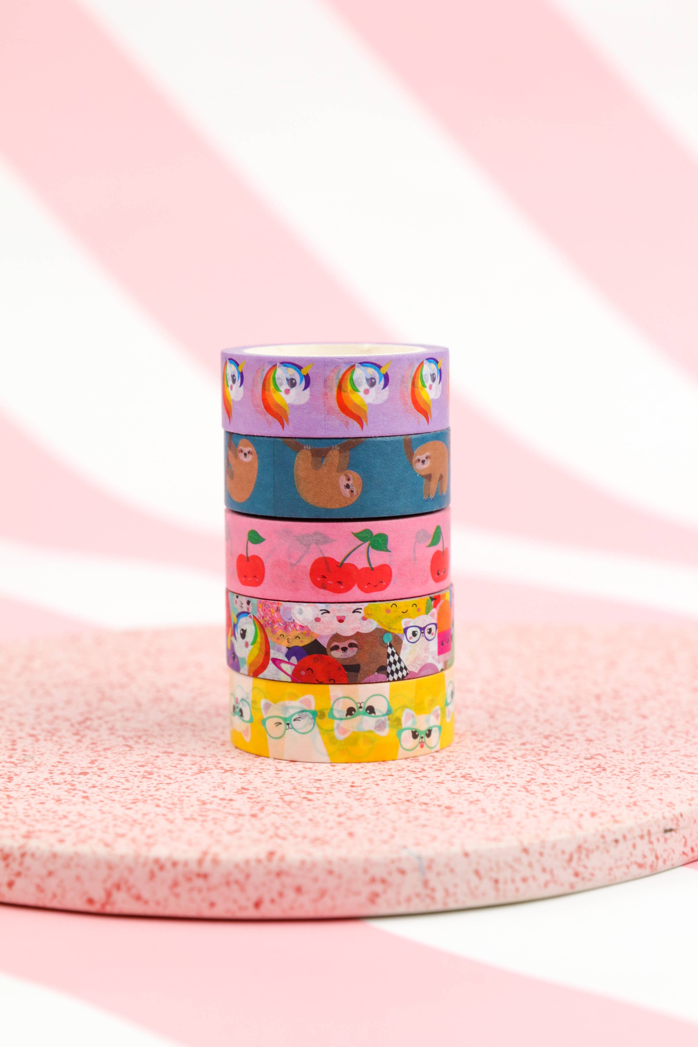 Studio Inktvis - Washi Tape Kawaii Unicorn, Yoda, etc.