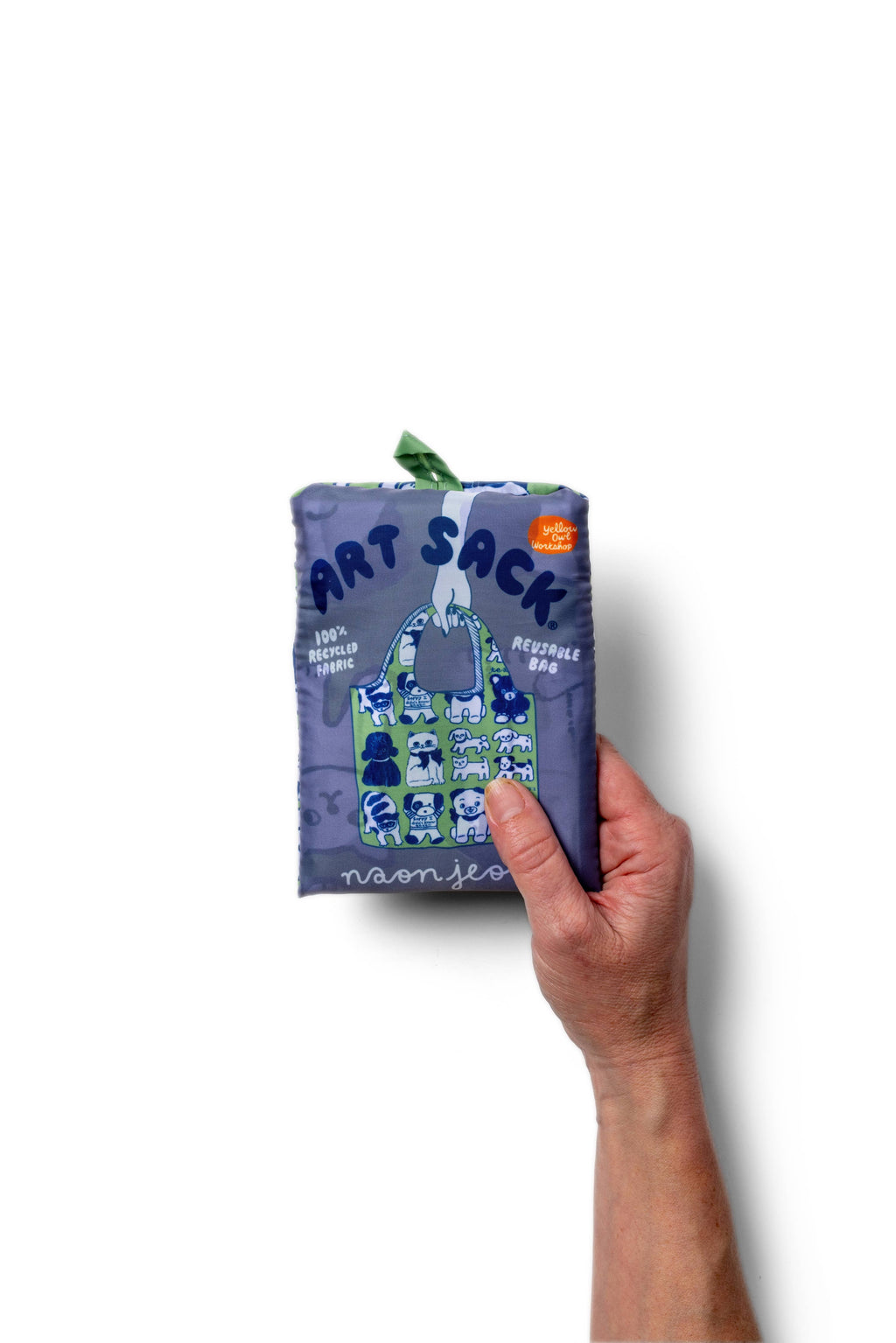 Yellow Owl Workshop Tote Bag - Snuggle Society Art Sack® by Naon Jeong