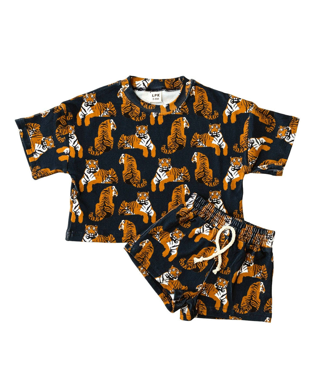 Lucky Panda Kids Shorts Set - Tiger
