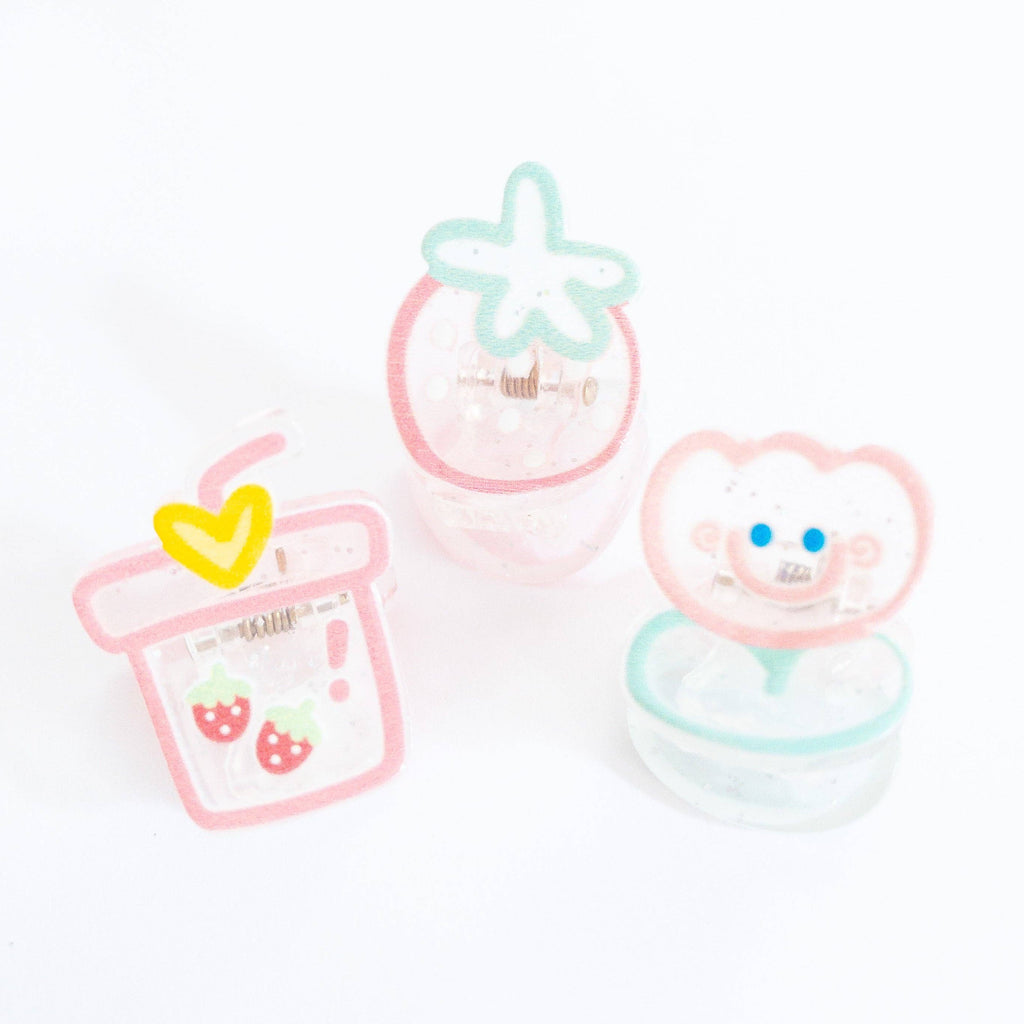 Eggy Cakes - Berry Bubble Tea Small Hair Claws
