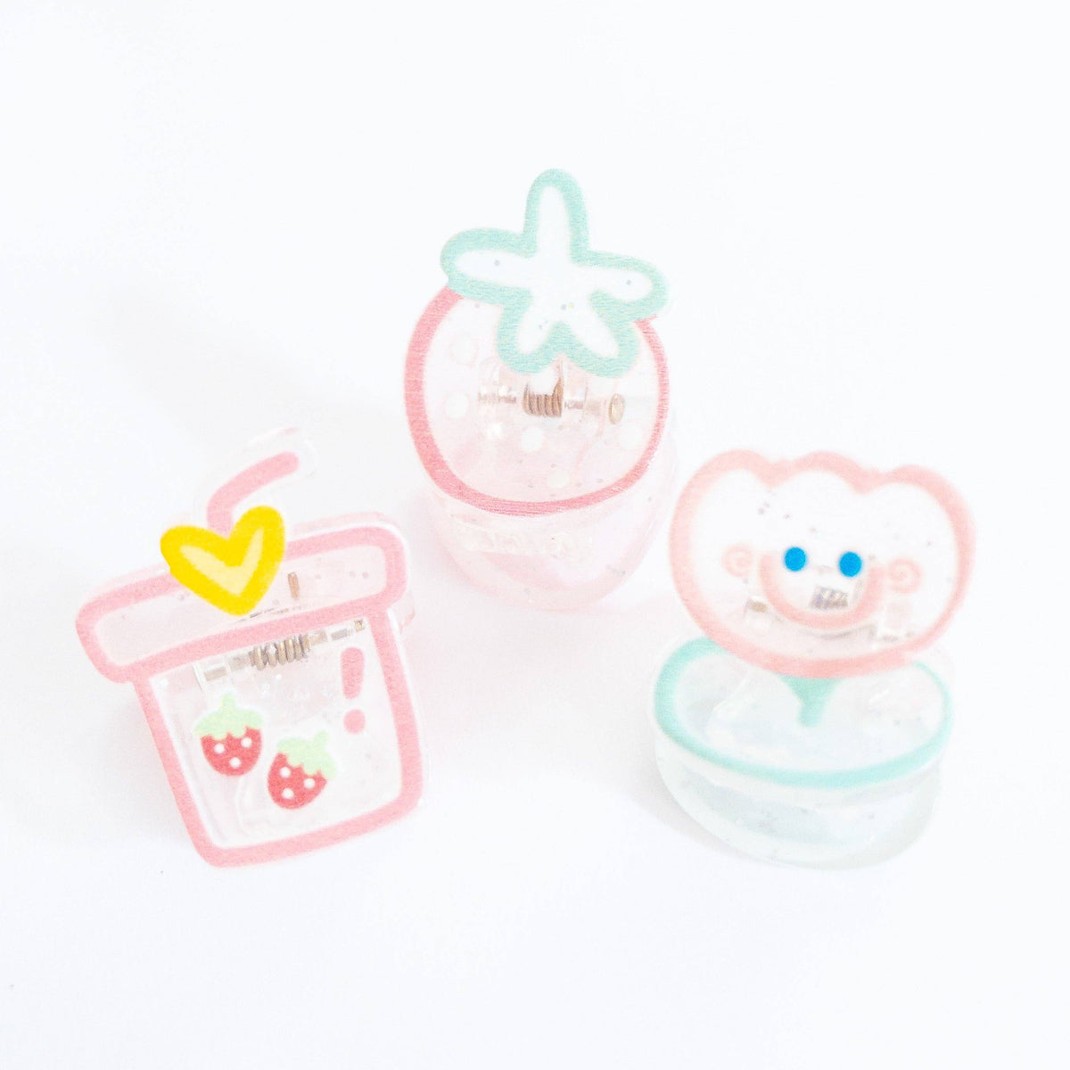 Eggy Cakes - Berry Bubble Tea Small Hair Claws