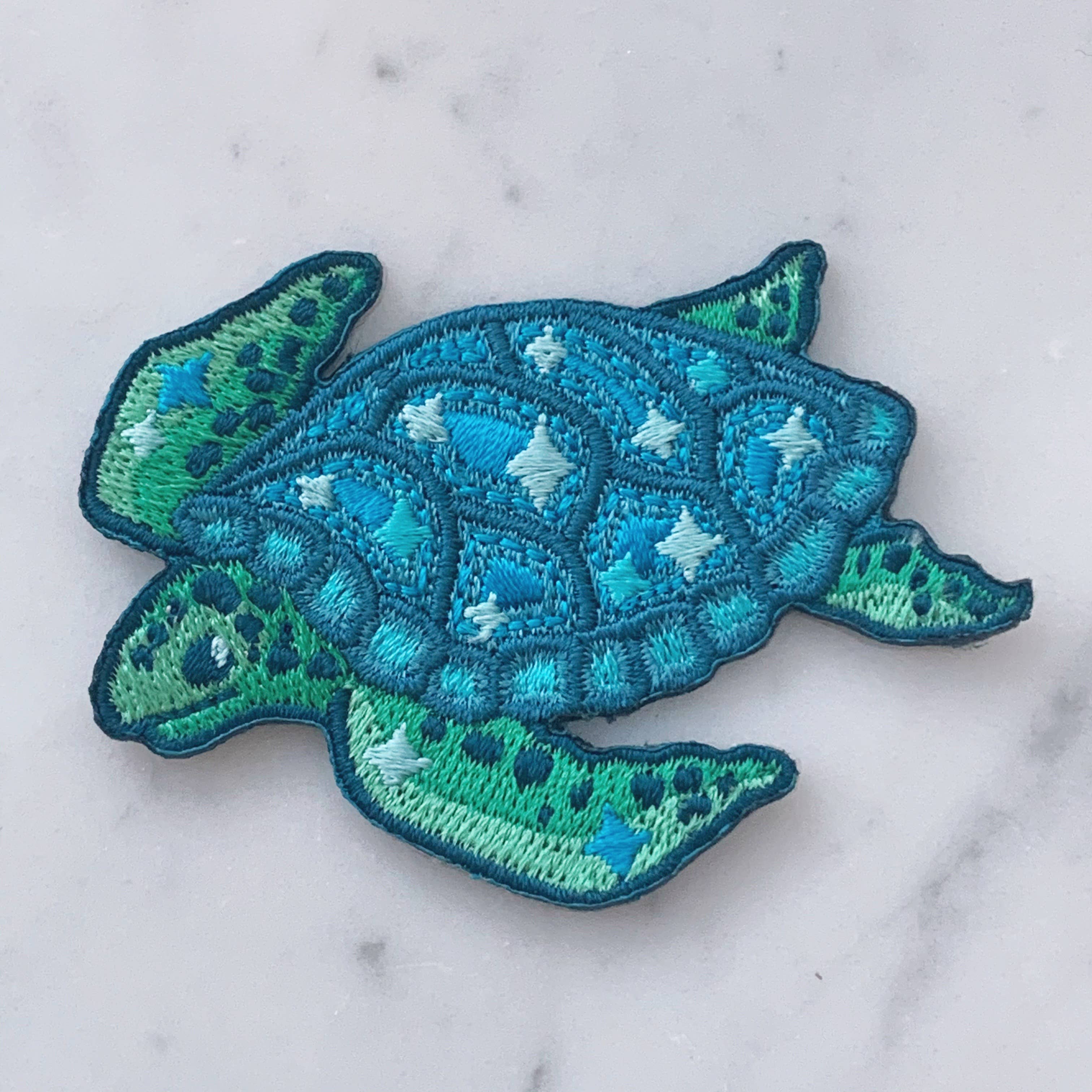 Wildflower + Co. Patch - Sea Turtle