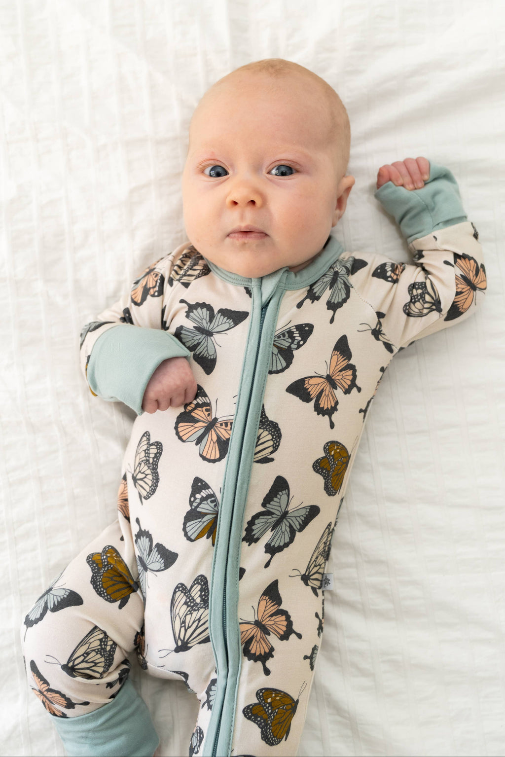 Hugga Babies Bamboo Convertible Romper - Social Butterfly