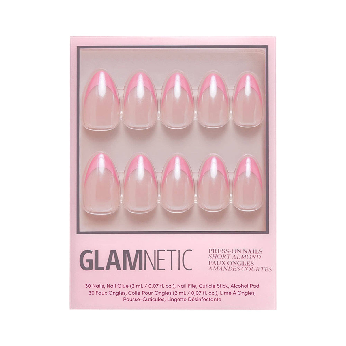 Glamnetic Press On Nails - Bubble Gum Glaze