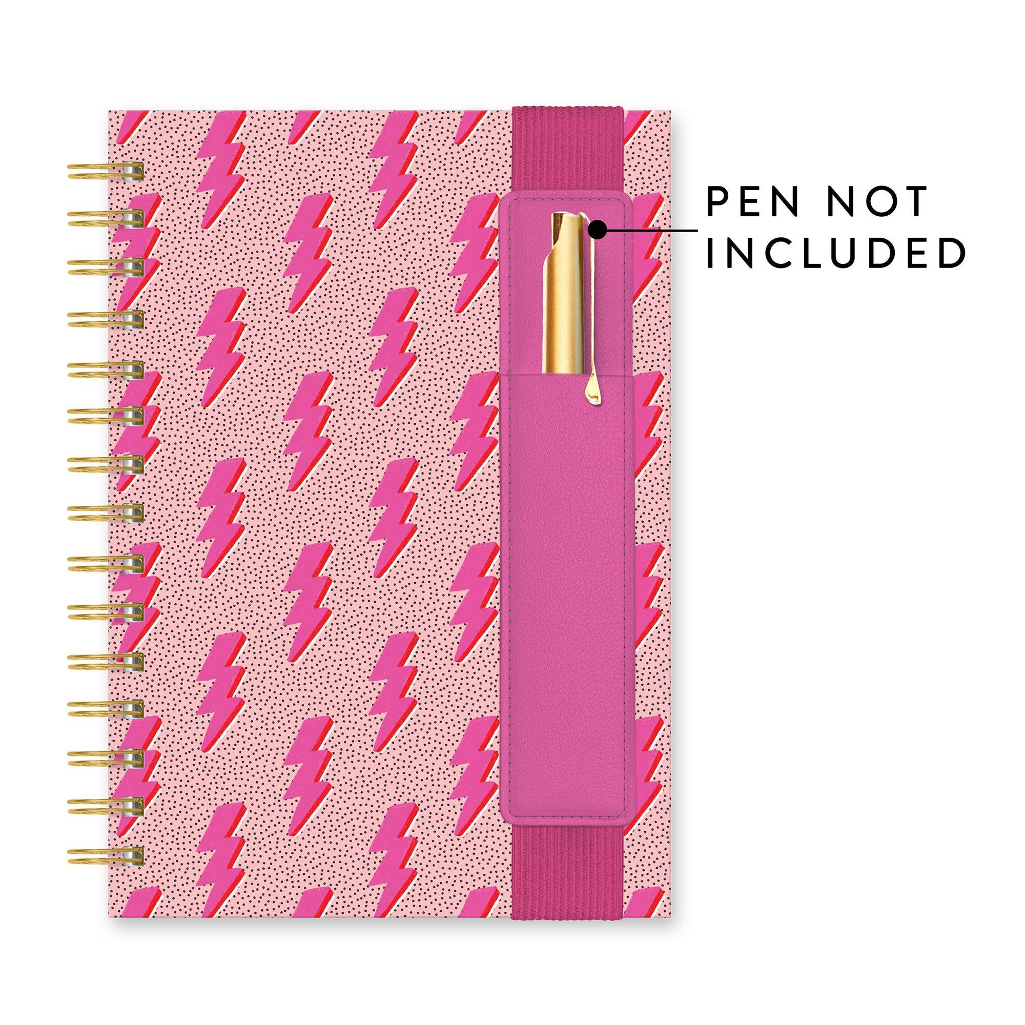 Studio Oh! - Charged Up Oliver Notebook with Pen Pocket