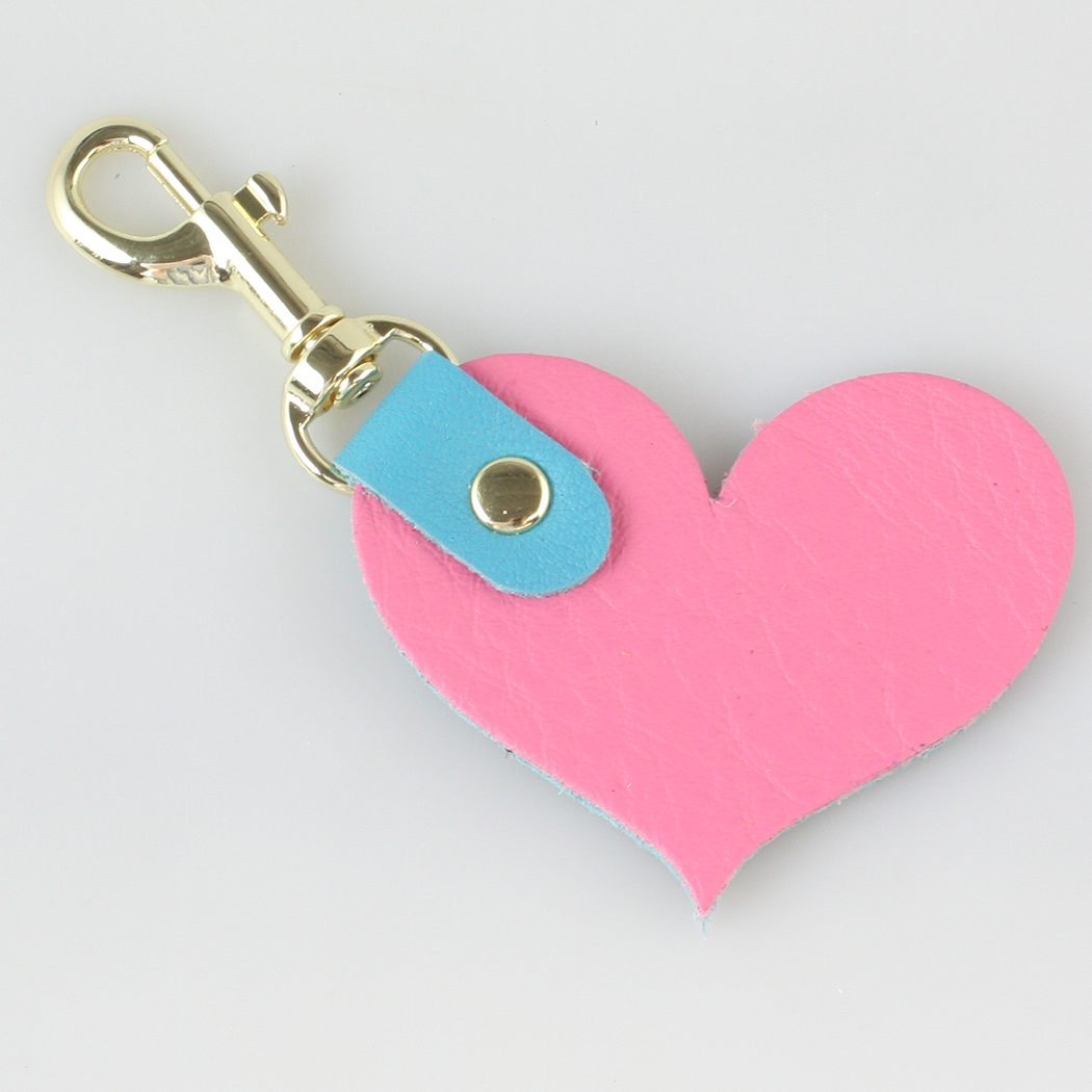 Zina Kao - Two Tone Soft Leather Keychain