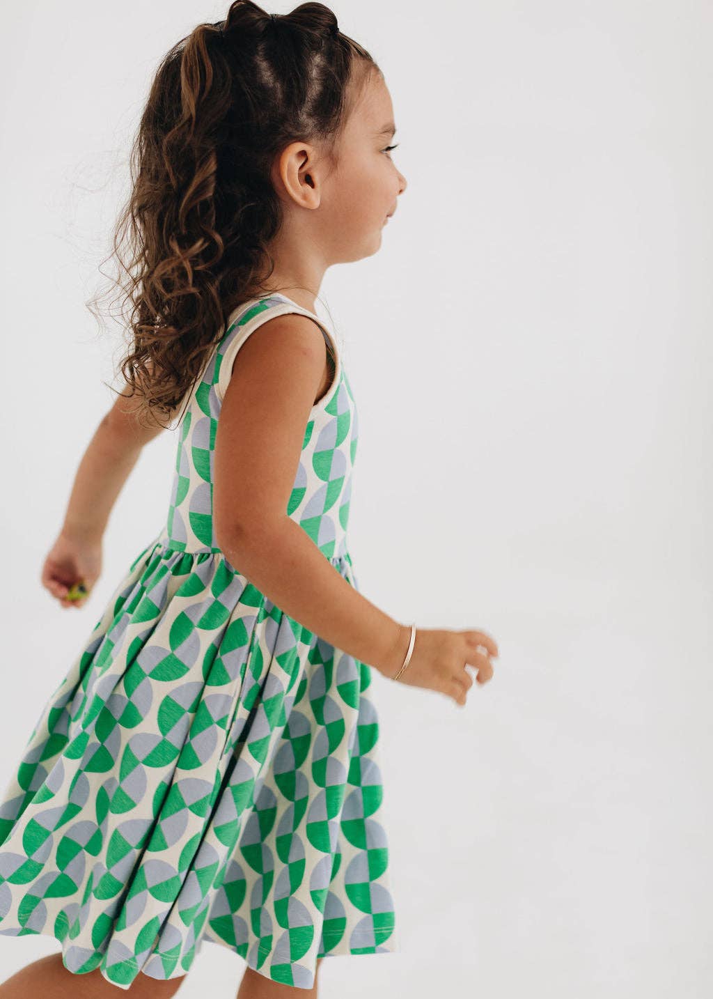 Good Apples Kids Sleeveless Twirl Dress - Retro Twirl