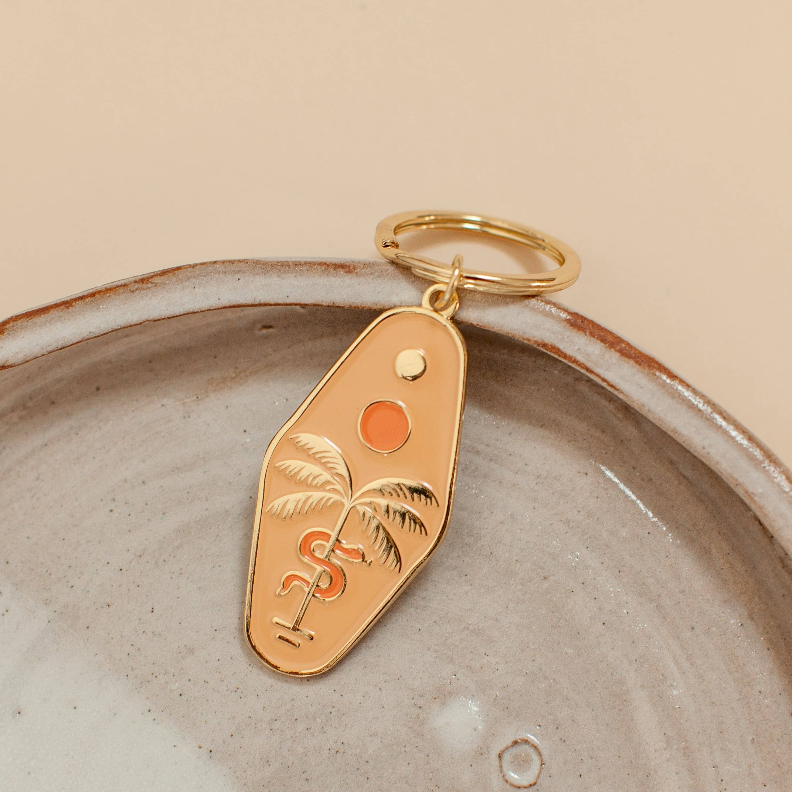 cai & jo USA - Serpent Enamel Keychain