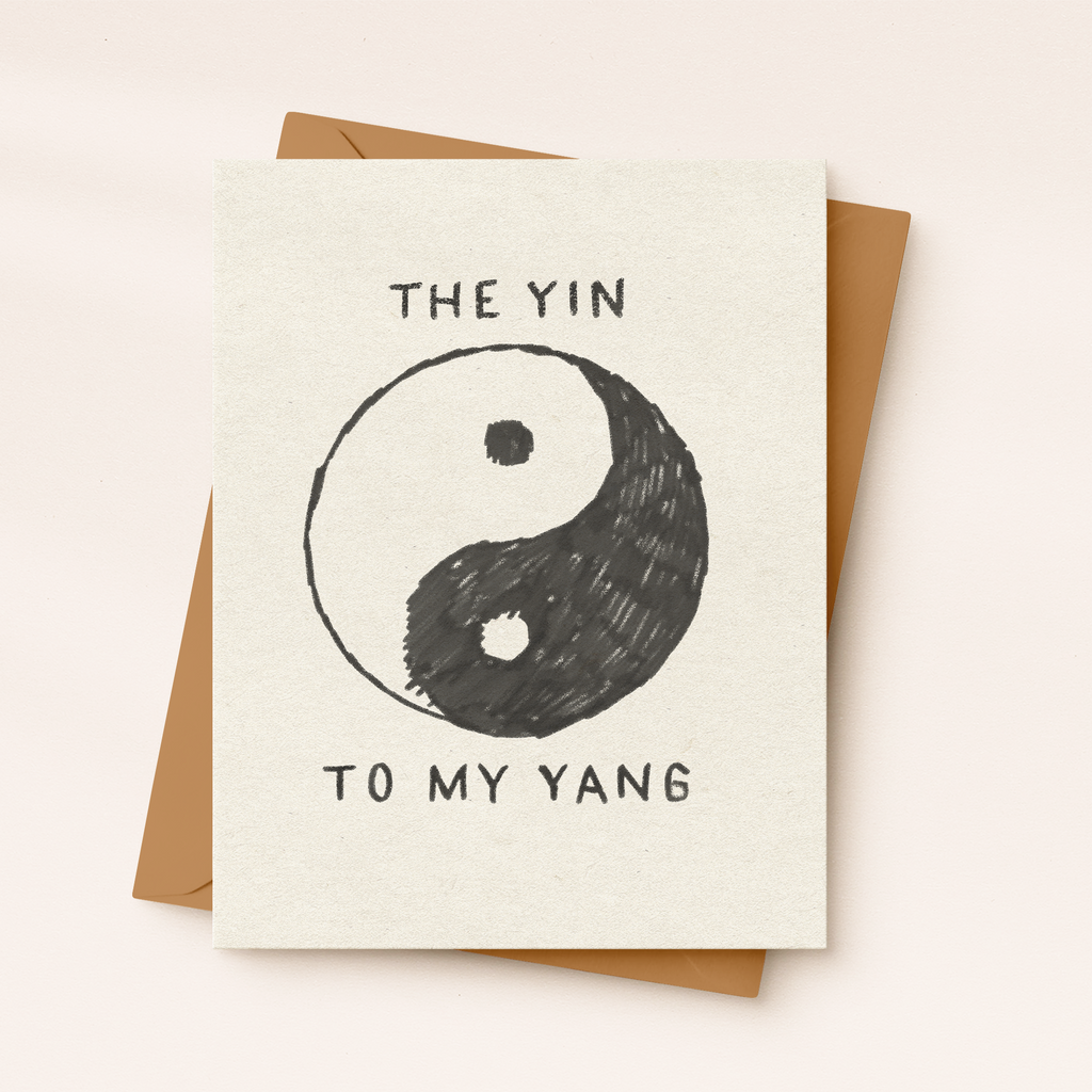 Daydream Prints Greeting Card - The Yin to My Yang