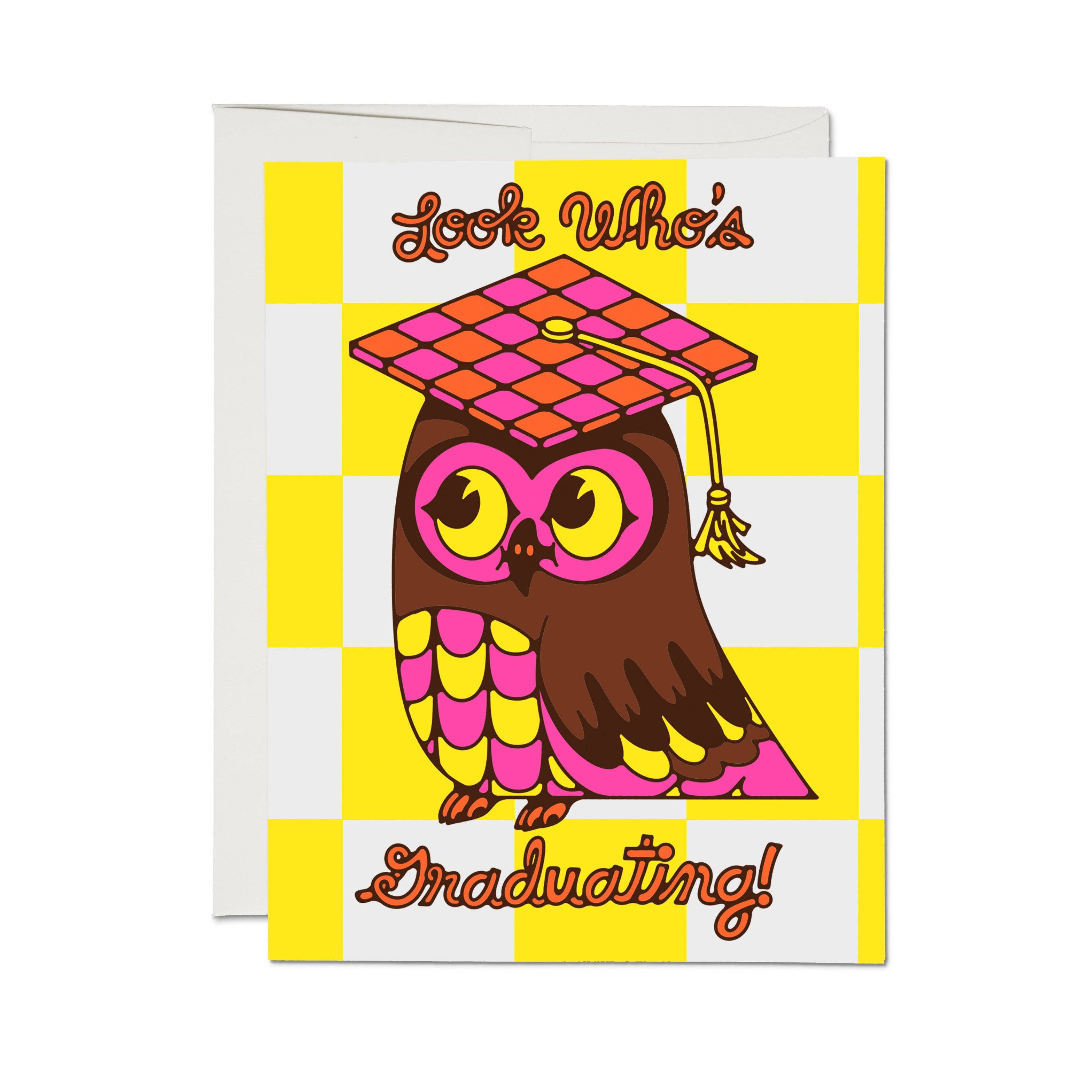 Red Cap Cards Greeting Card - Look Who's Graduating!