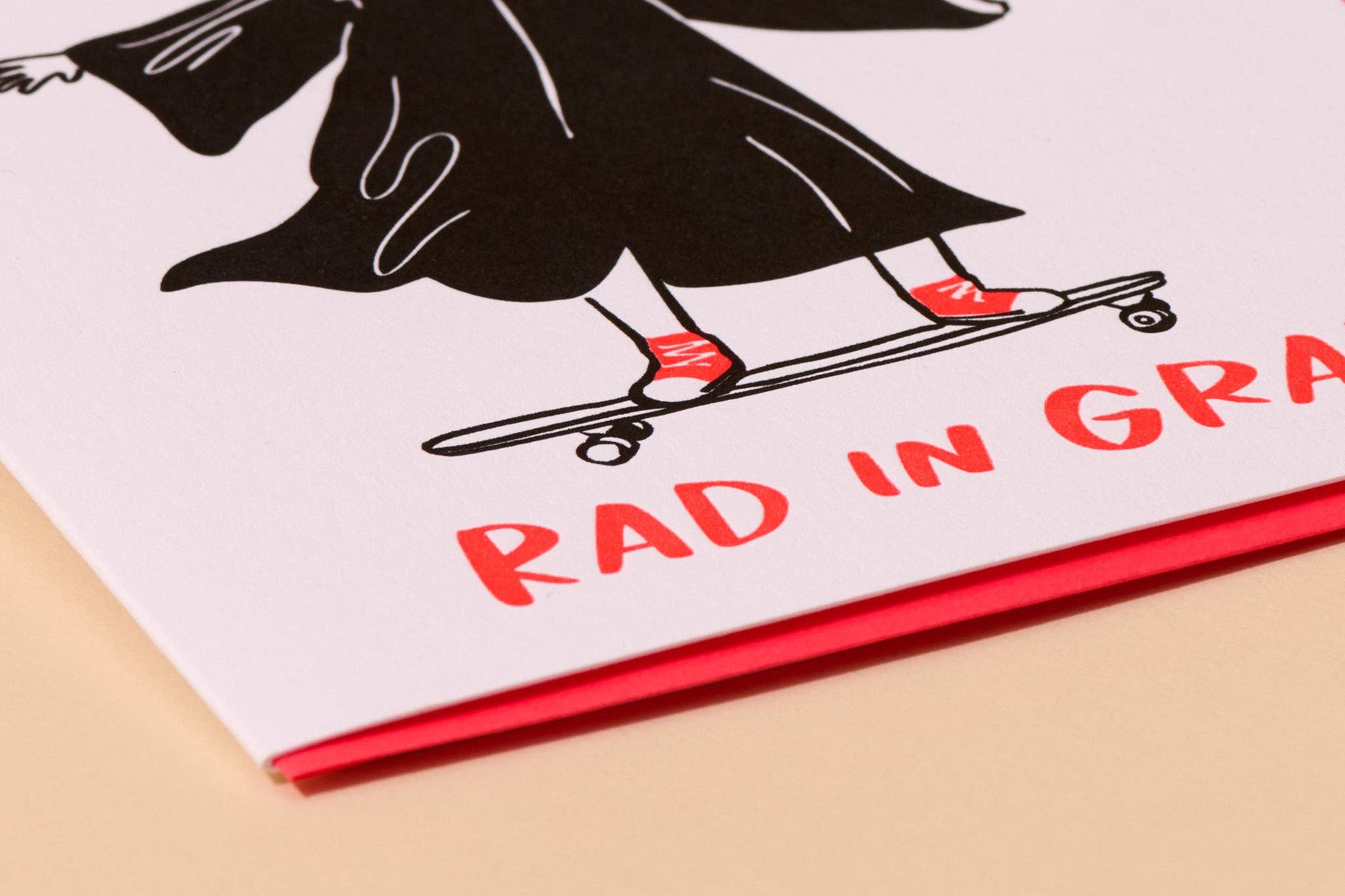 And Here We Are Greeting Card - Rad in Grad