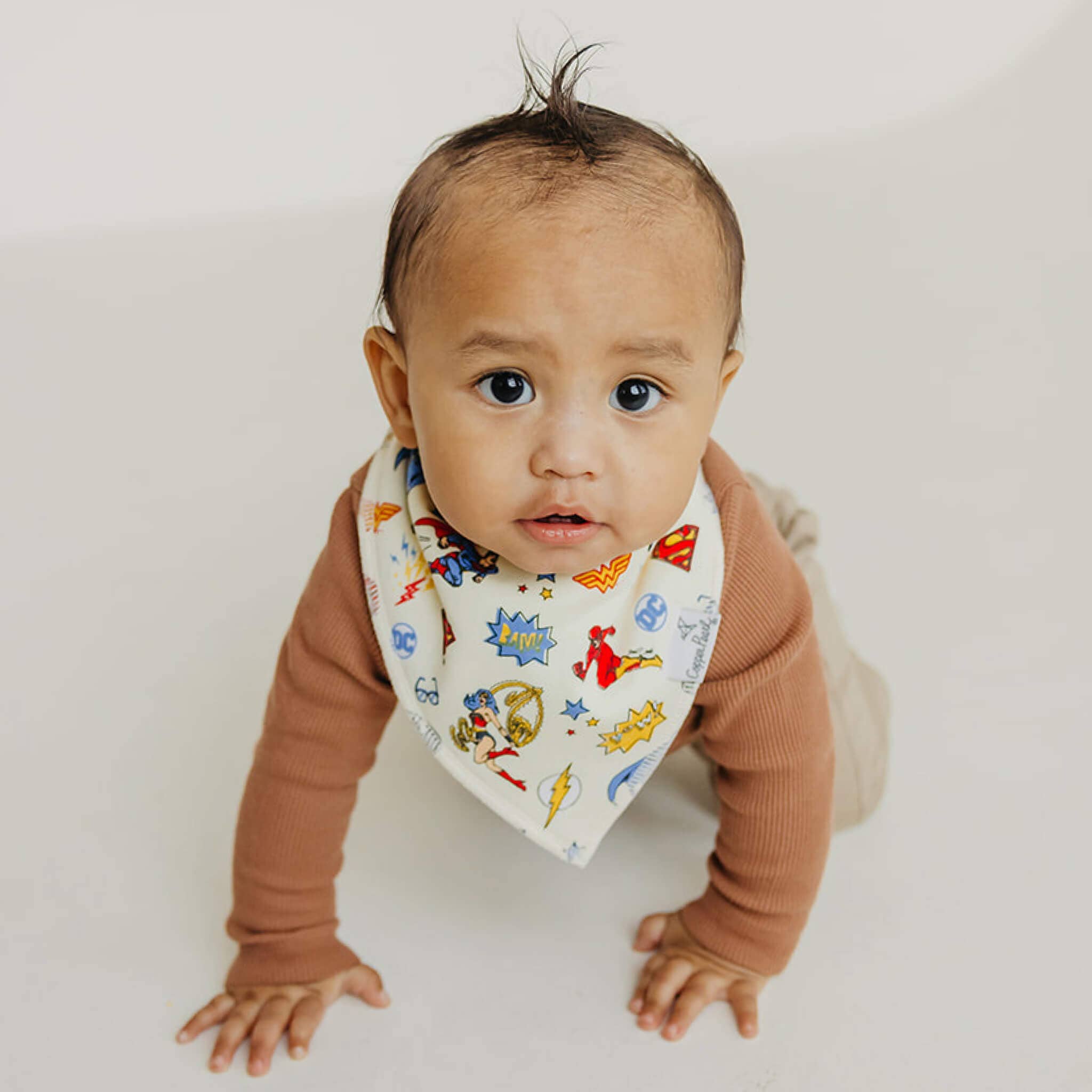 Copper Pearl Baby Bandana Bibs - Justice League