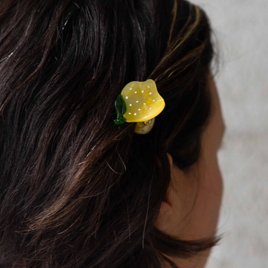 Jenny Lemons Hair Claw Clip - Mini Lemon