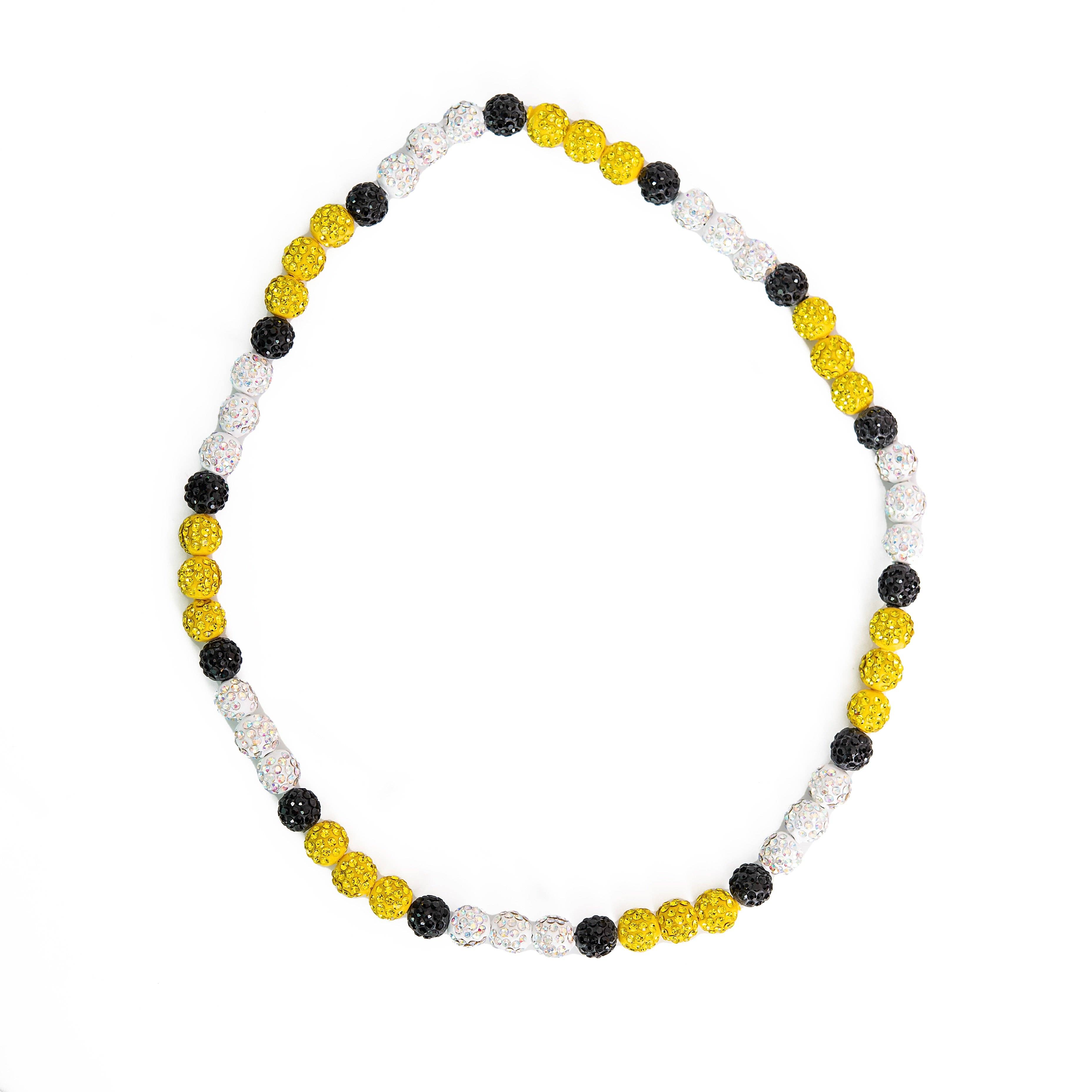 Golden Thread - Bling Baseball Necklace