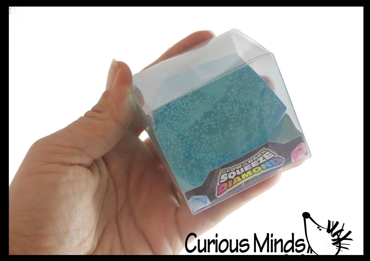 Glow in the Dark Squishy Diamond