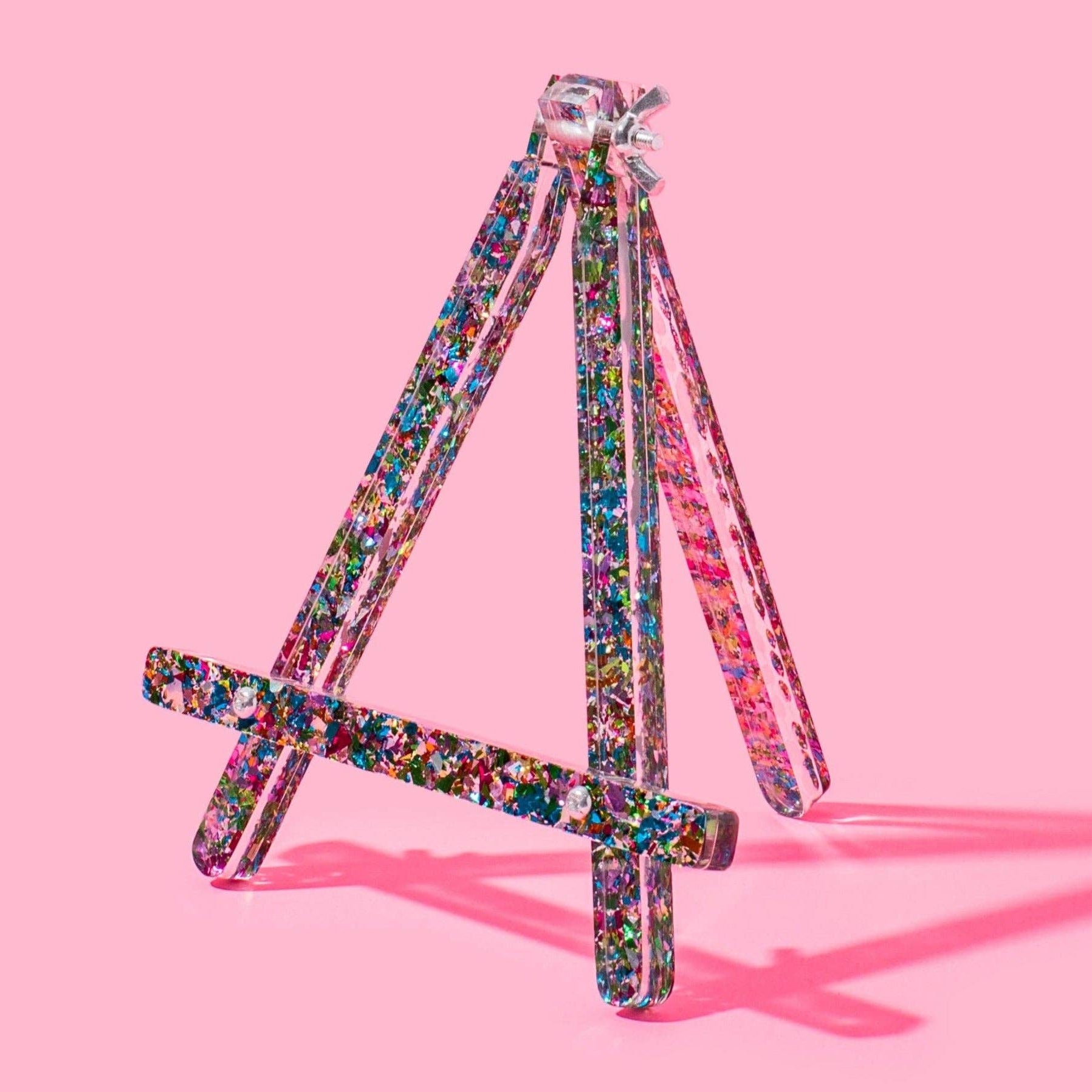 Taylor Elliott Designs - Acrylic Easel - Colorful Confetti