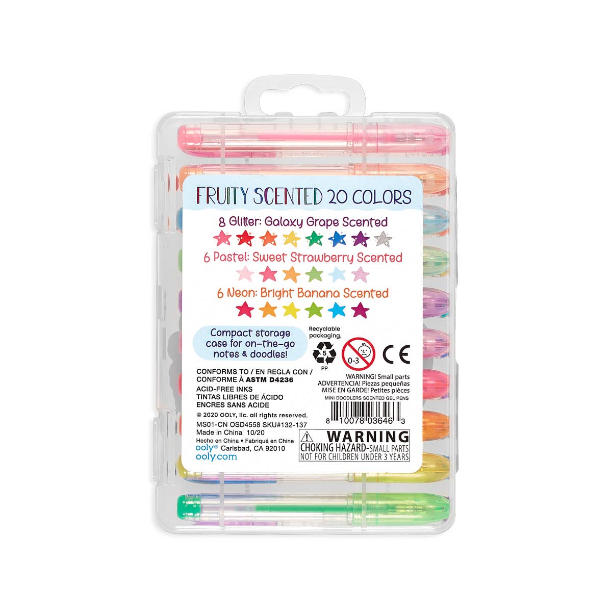 OOLY - Mini Doodlers: Fruity Scented Gel Pens