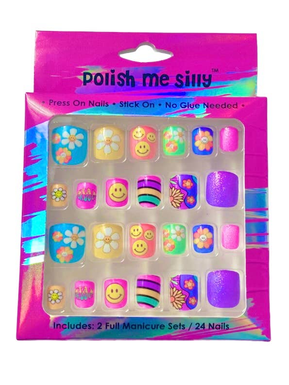 Polish Me Silly Press On Nails - Happy Hippie